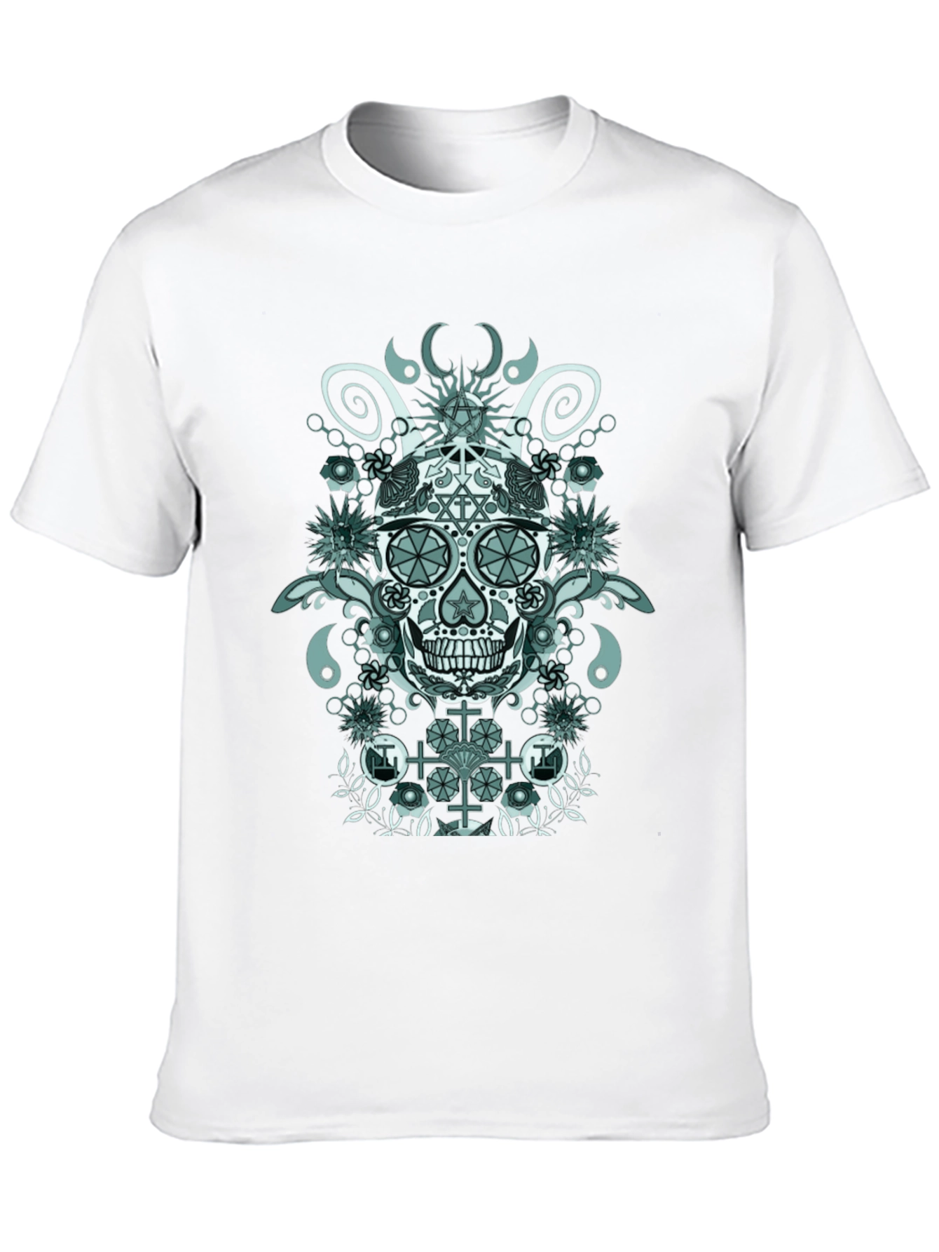 Skull Art Tee - Unique Gothic Design