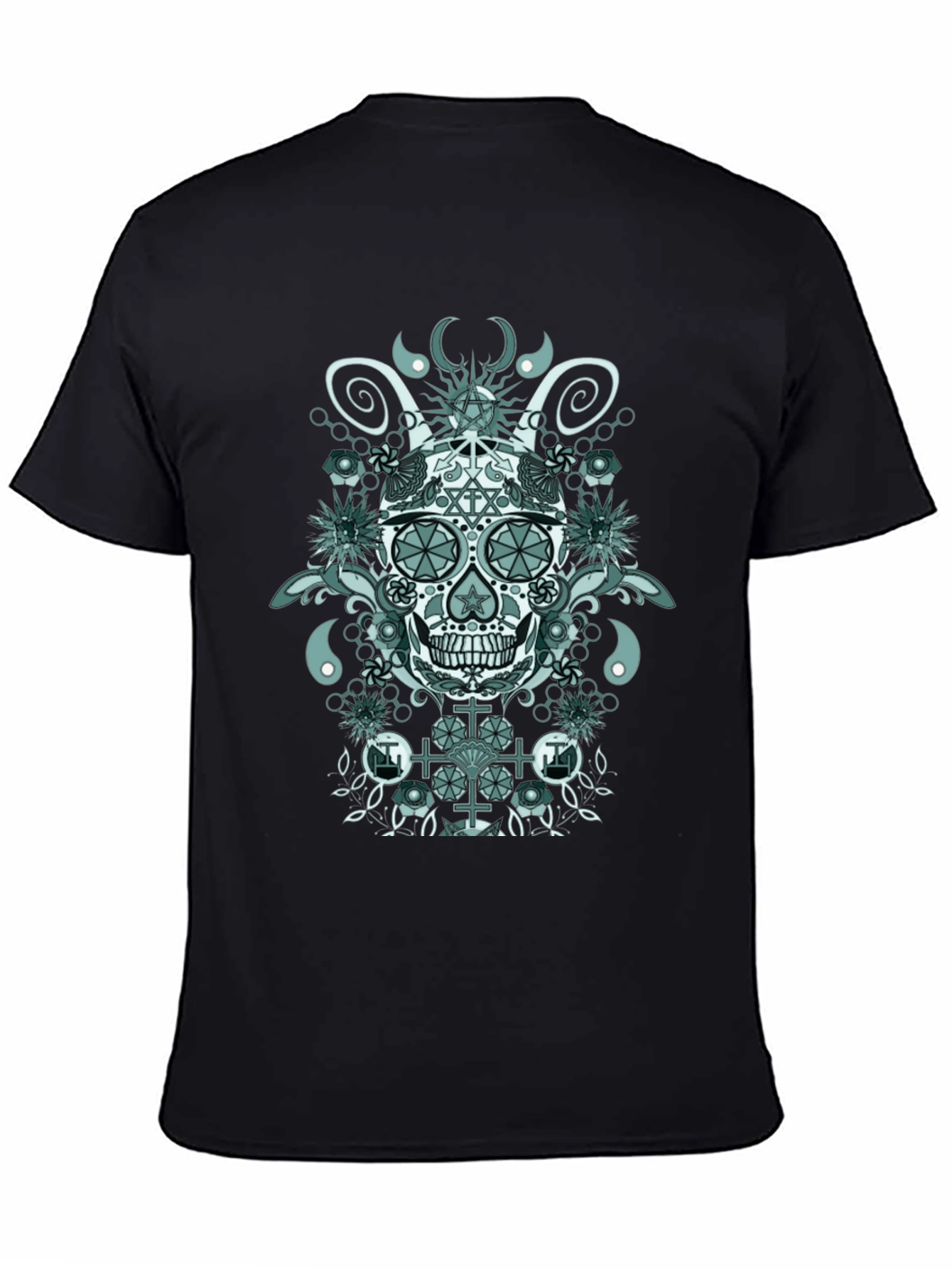 Skull Art Tee - Unique Gothic Design