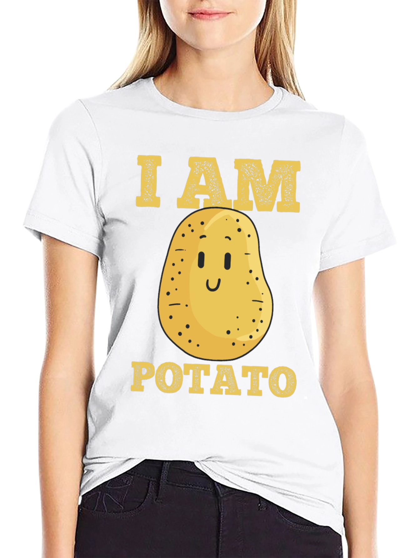 I Am Potato Graphic Tee - Funny Unisex T-Shirt