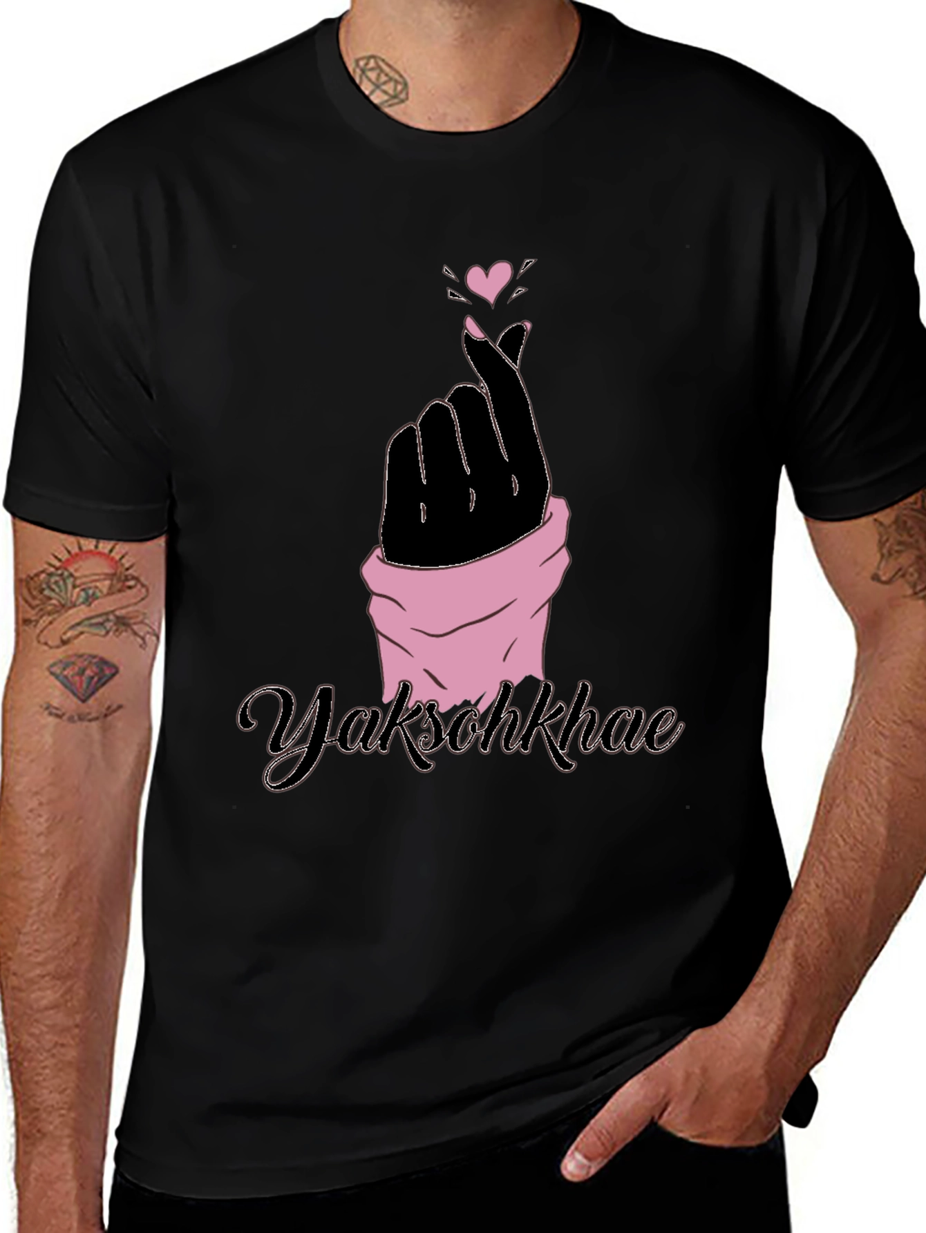 Finger Heart Yaksohkhae Graphic T-Shirt