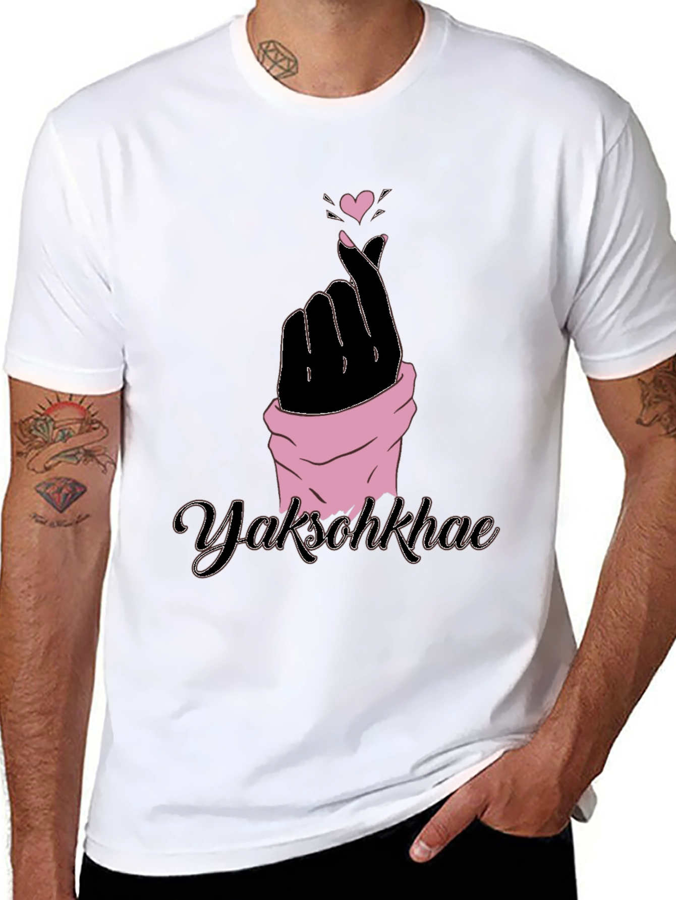 Finger Heart Yaksohkhae Graphic T-Shirt