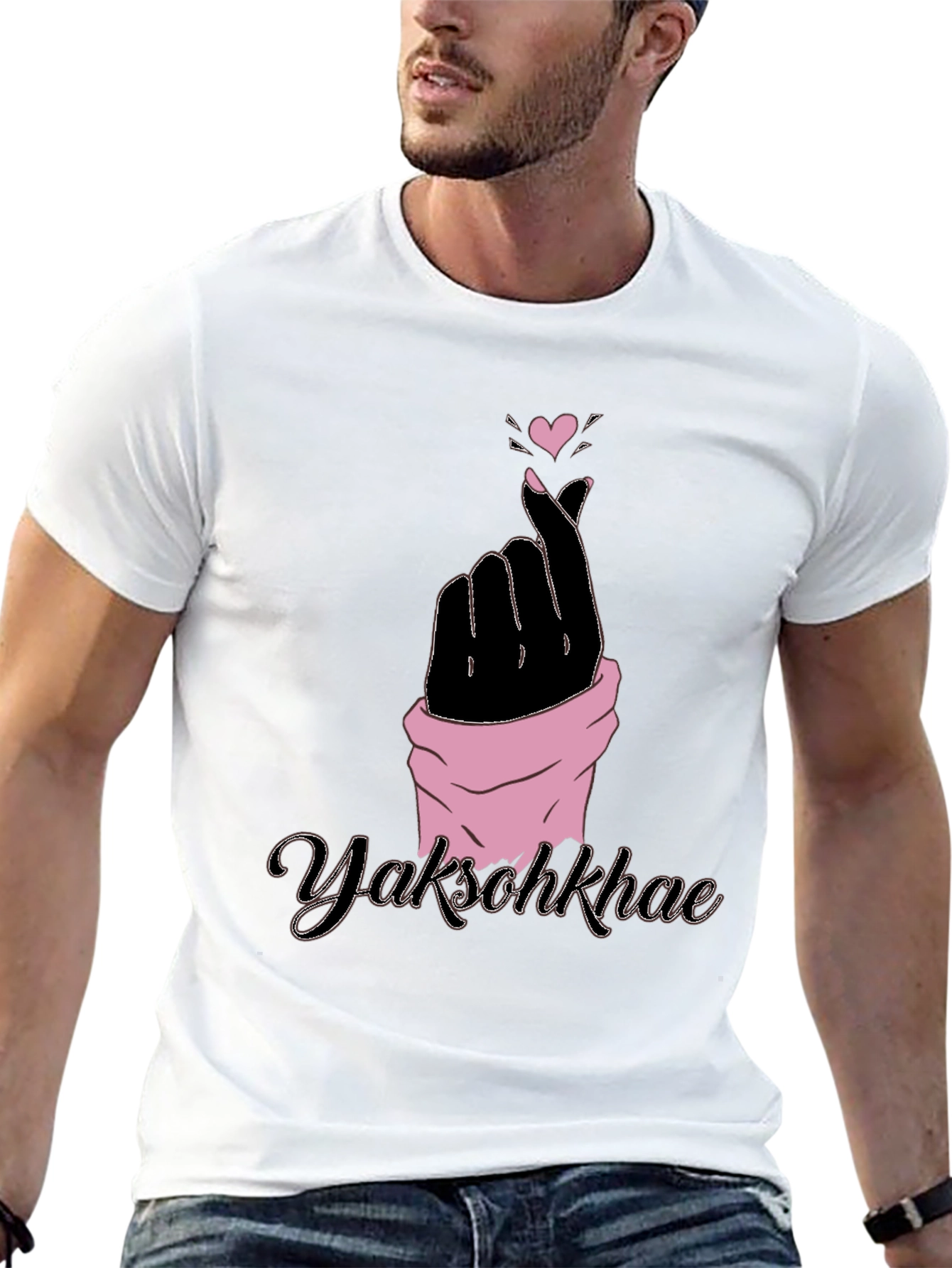 Finger Heart Yaksohkhae Graphic T-Shirt