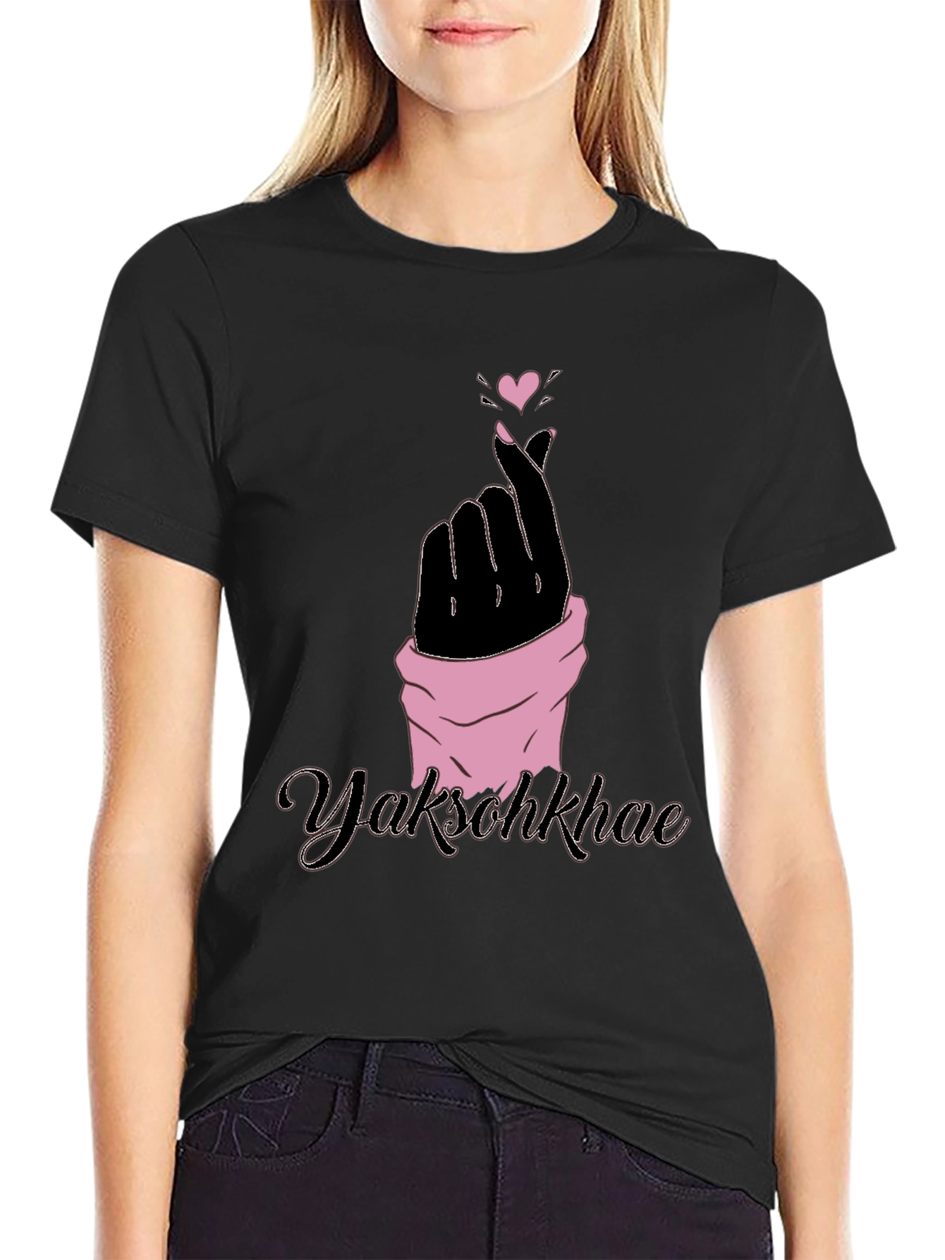 Finger Heart Yaksohkhae Graphic T-Shirt