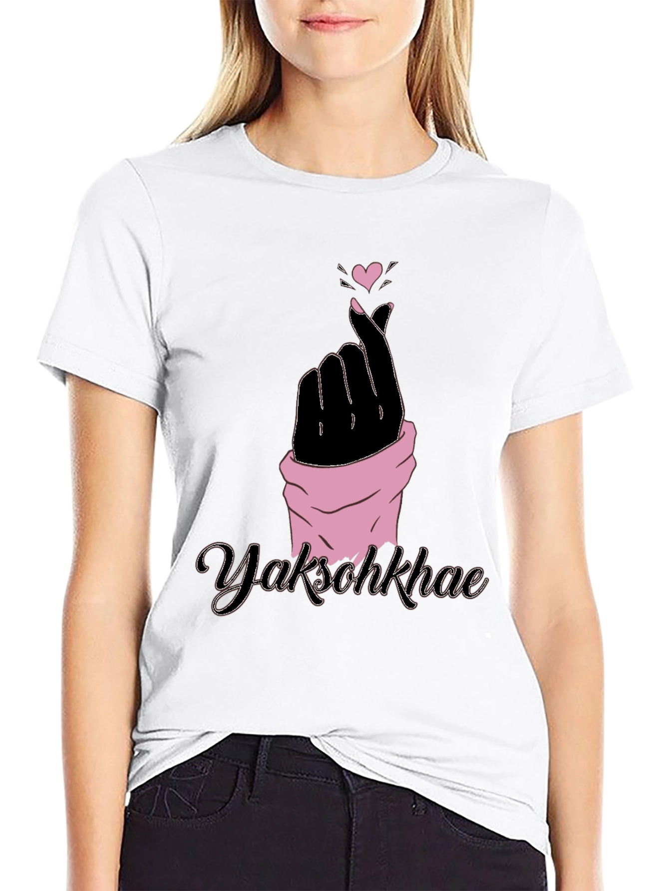 Finger Heart Yaksohkhae Graphic T-Shirt