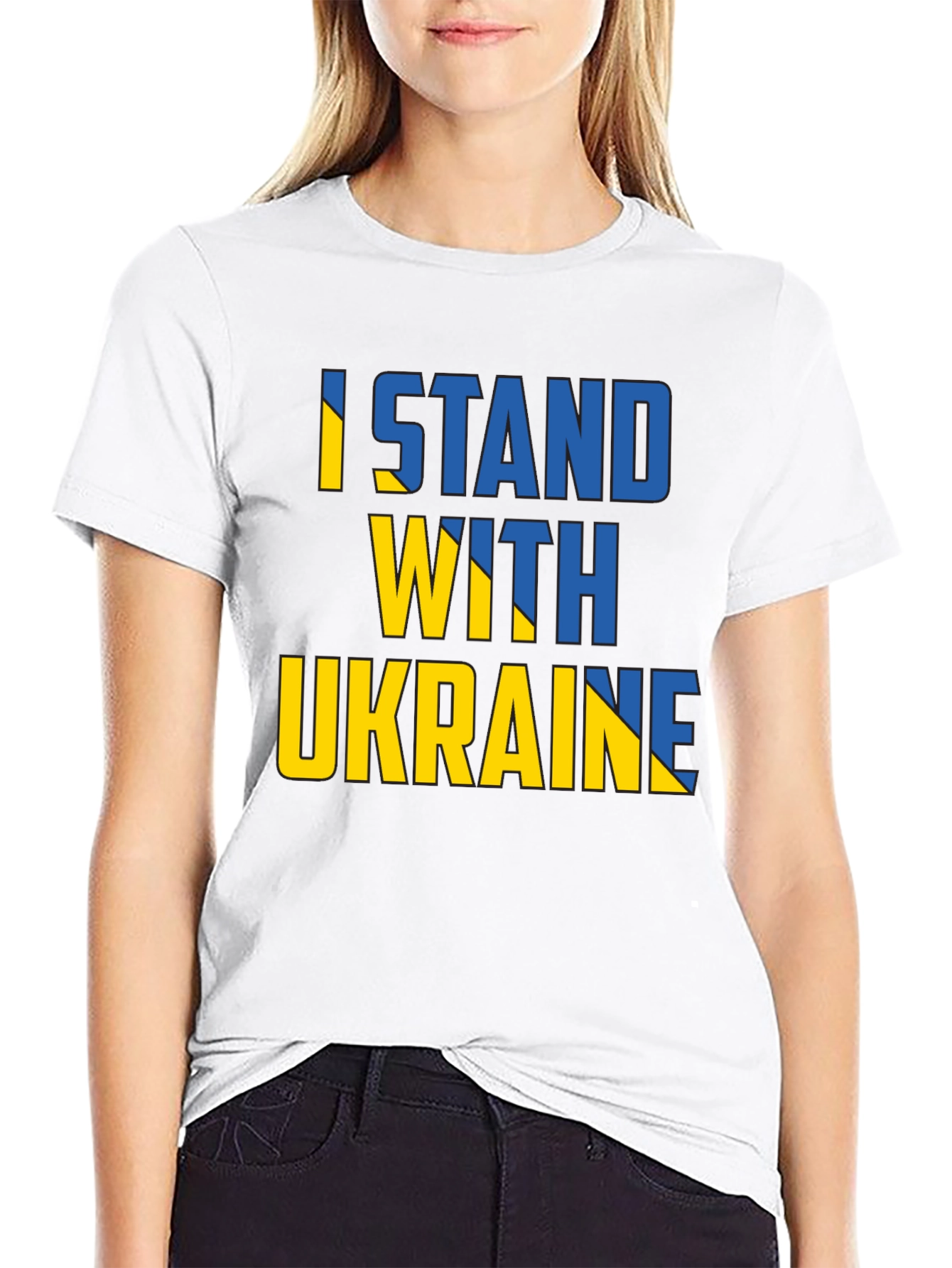 I Stand With Ukraine Support T-Shirt