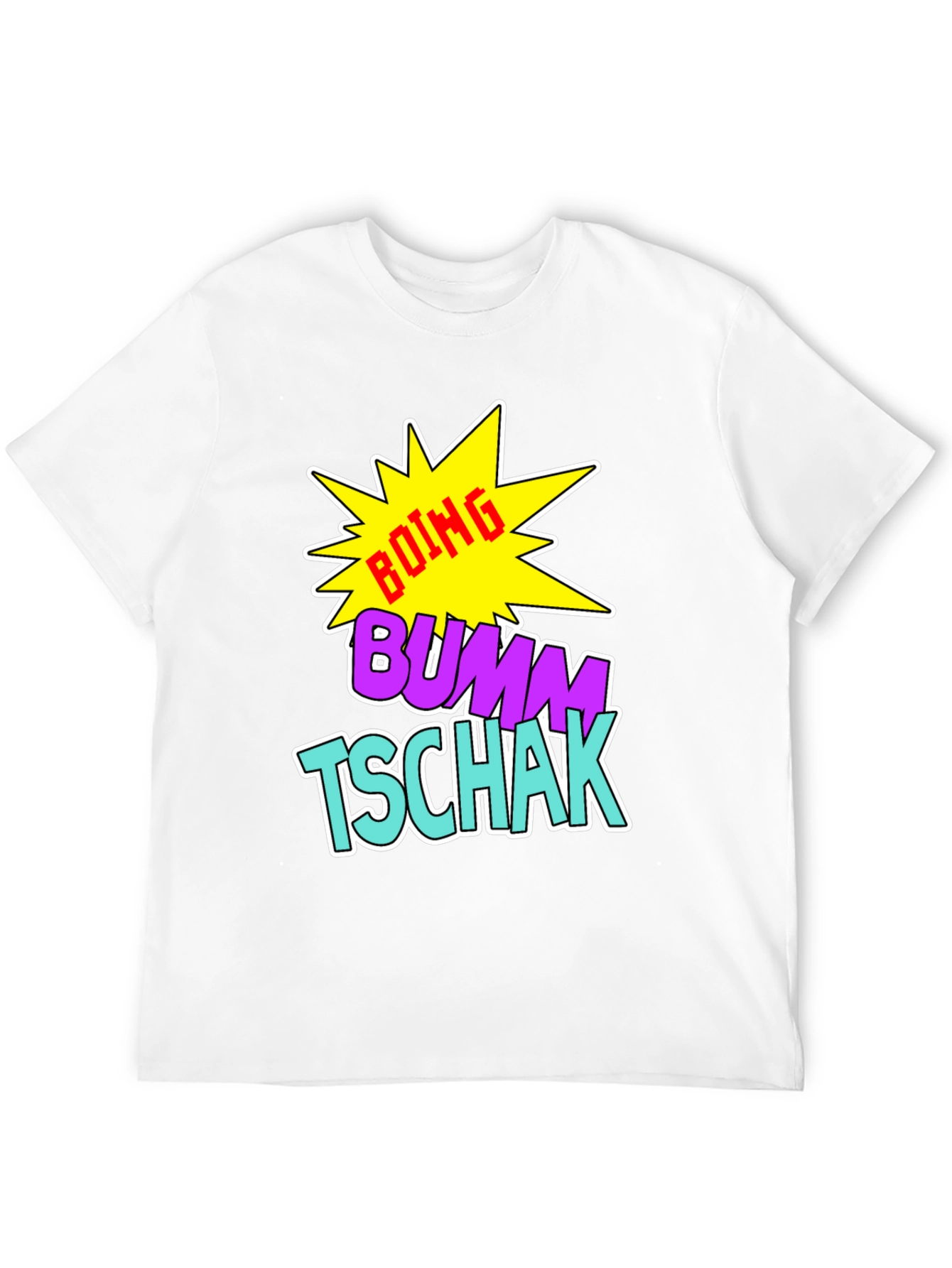 Boing Bumm Tschak Black Graphic Tee