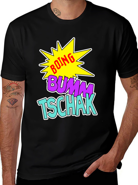 Boing Bumm Tschak Black Graphic Tee