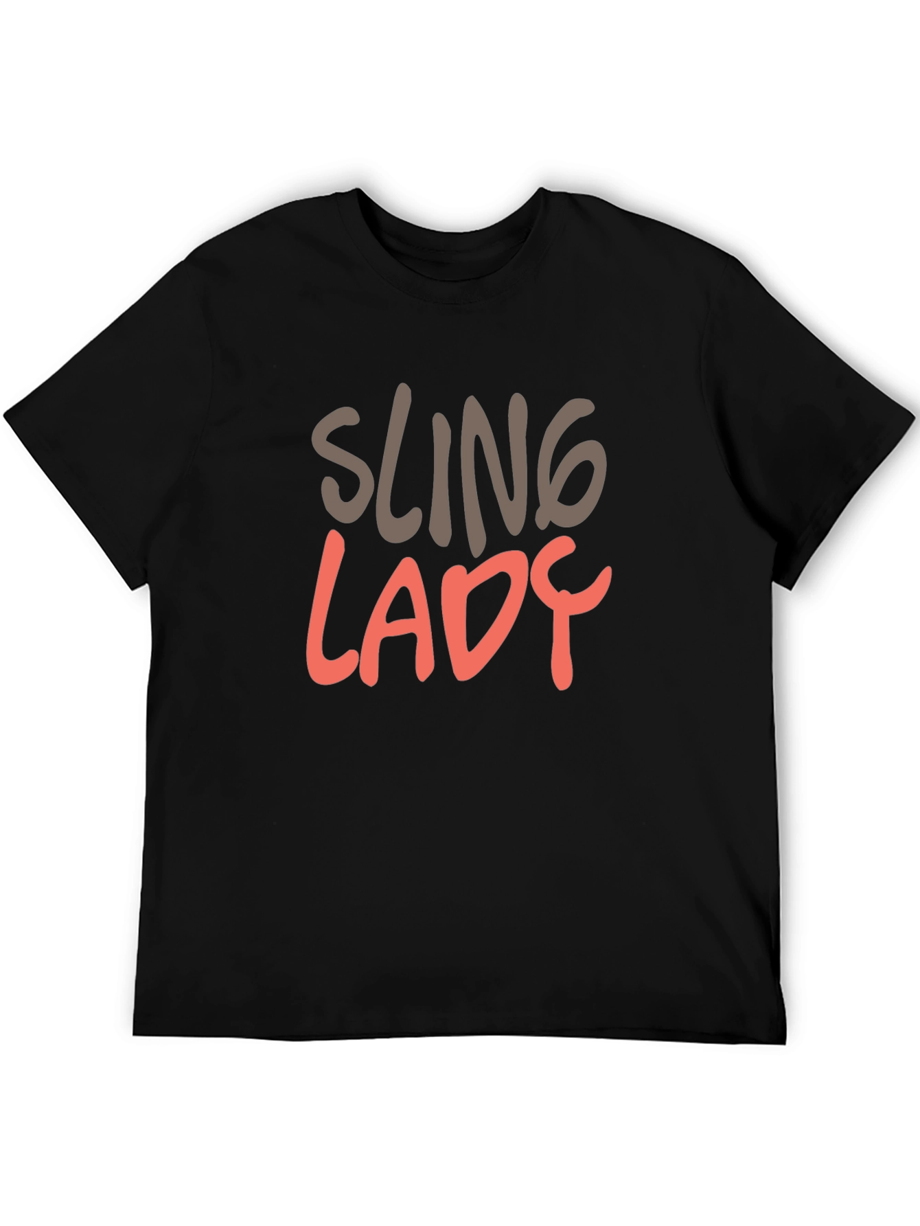 Sling Lady Graphic Tee - Black