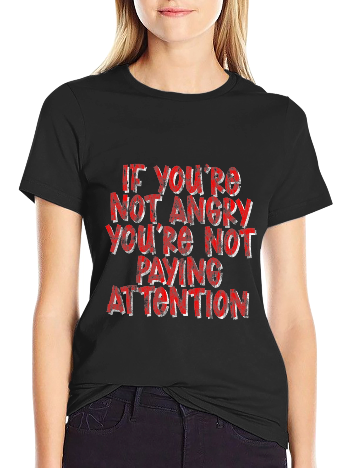Angry Attention Graphic Tee
