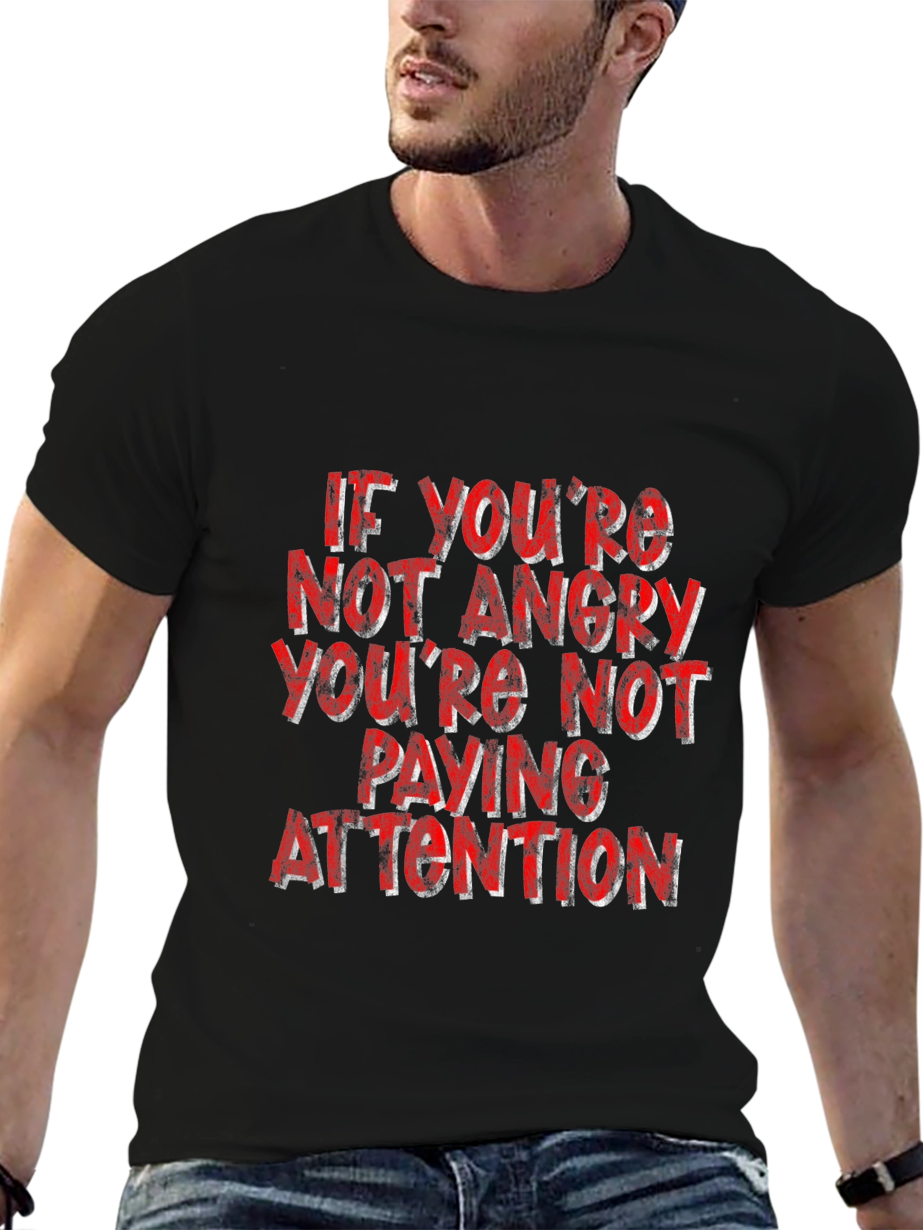 Angry Attention Graphic Tee