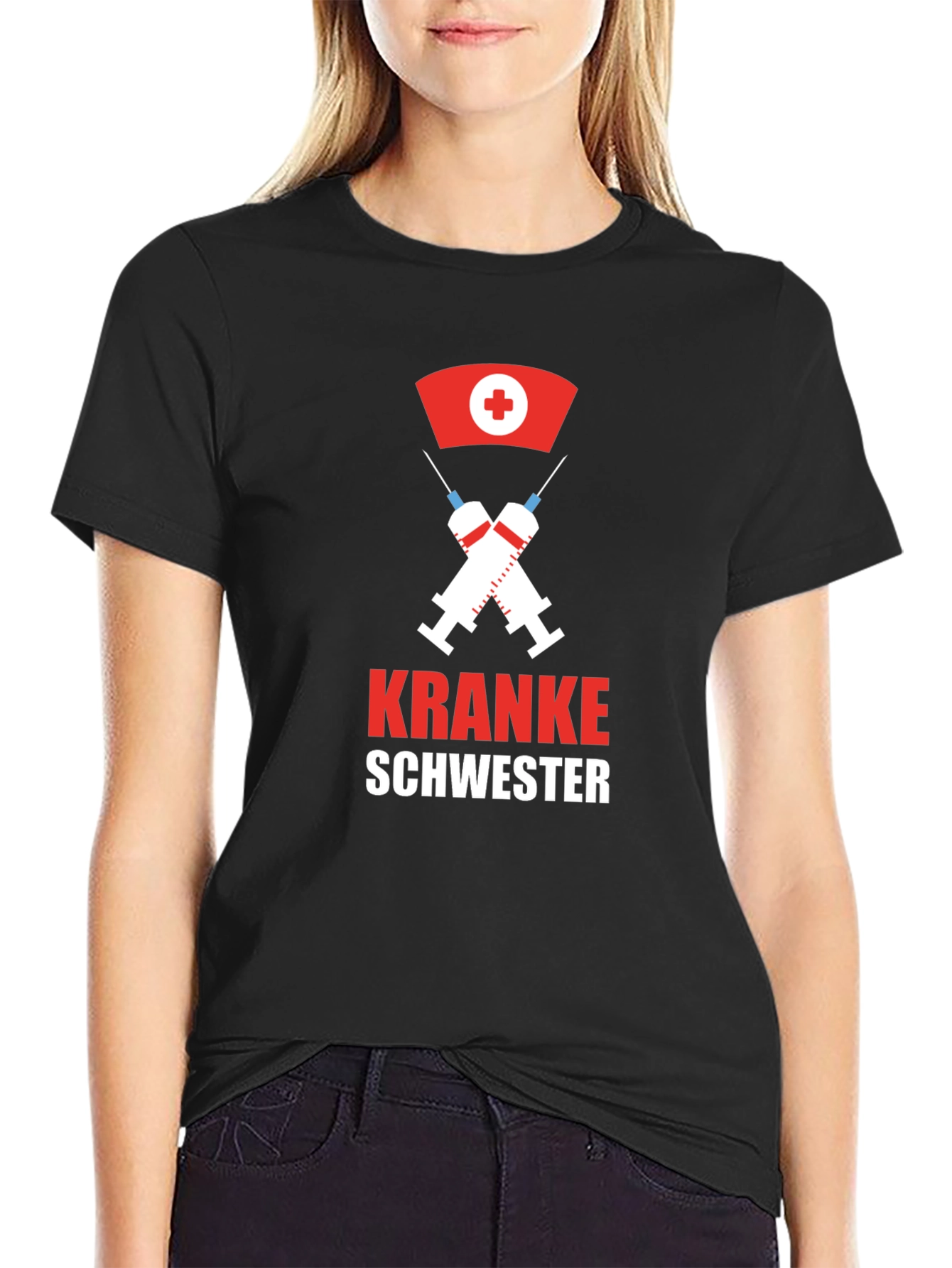 Kranke Schwester Nurse Syringe T-Shirt
