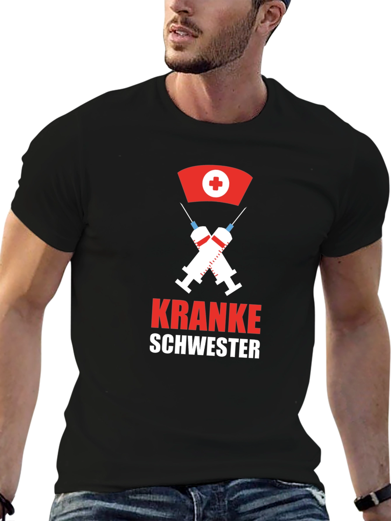 Kranke Schwester Nurse Syringe T-Shirt