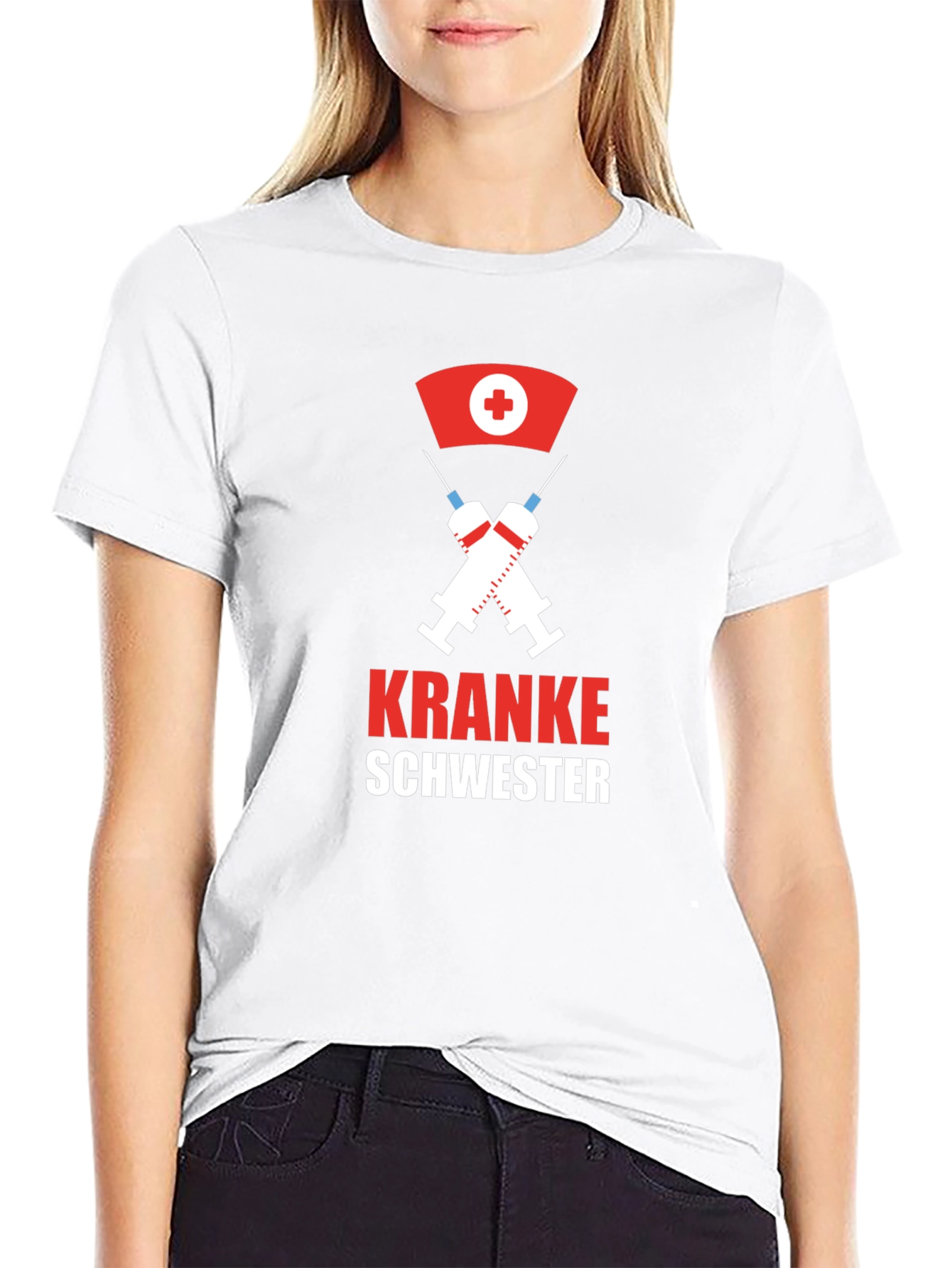 Kranke Schwester Nurse Syringe T-Shirt