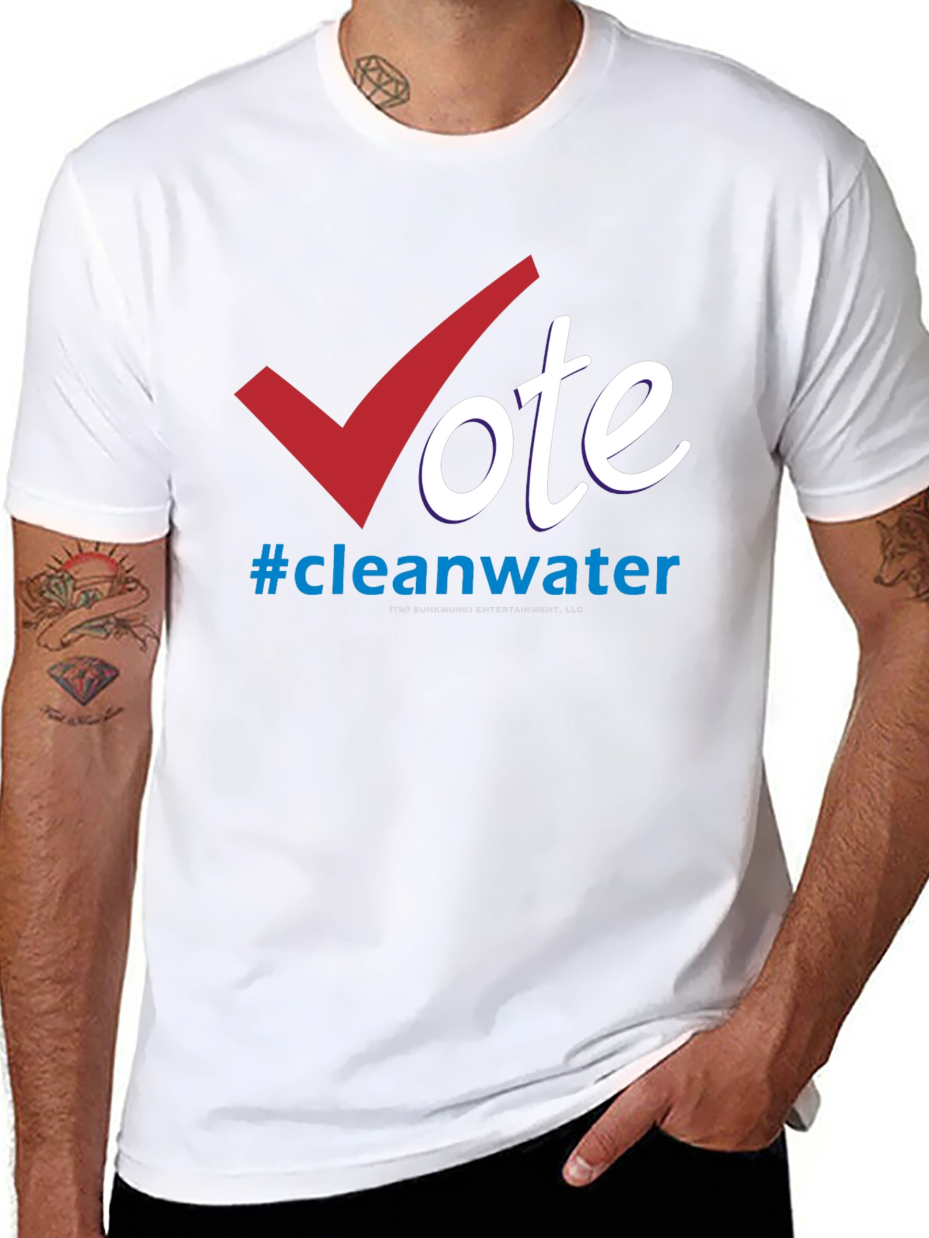 Vote Clean Water T-Shirt - Environmental Awareness