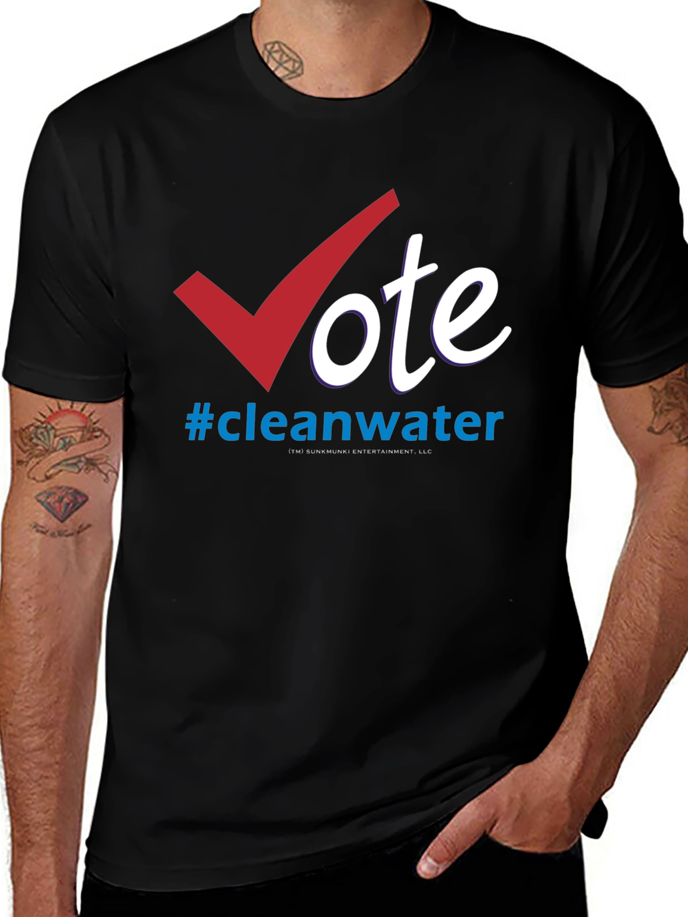Vote Clean Water T-Shirt - Environmental Awareness