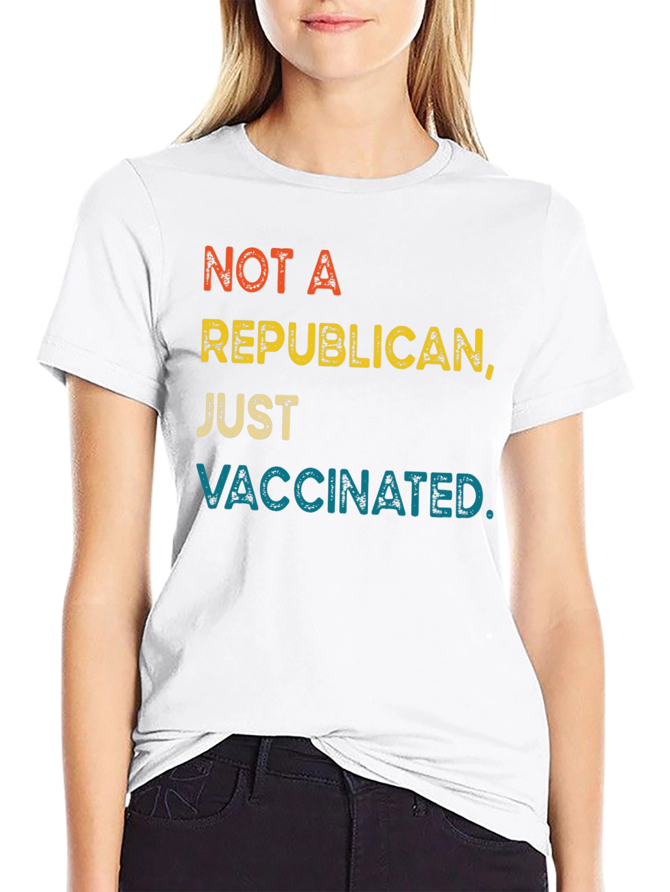 Not A Republican Just Vaccinated T-Shirt