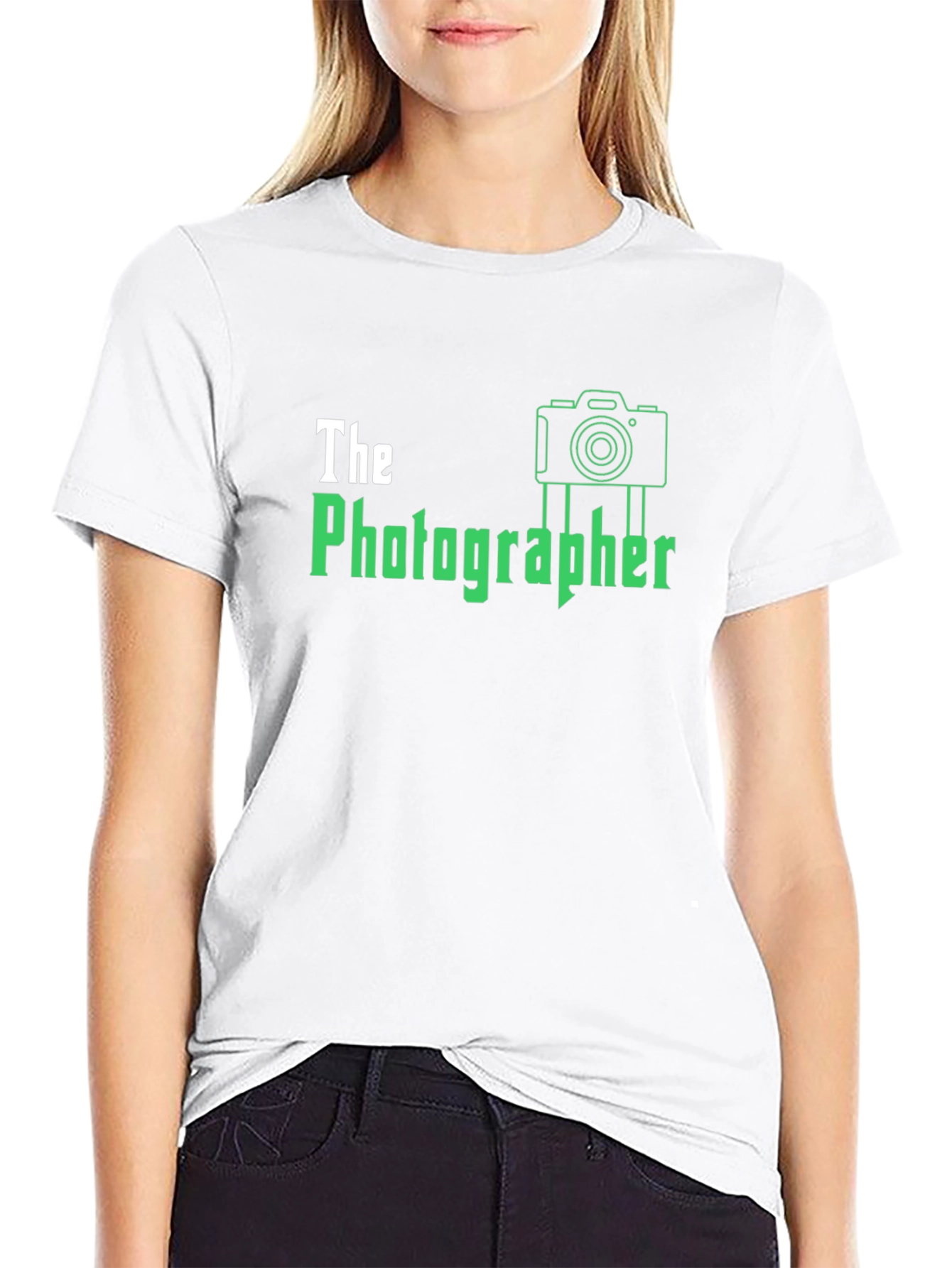 The Photographer Graphic Tee - Black