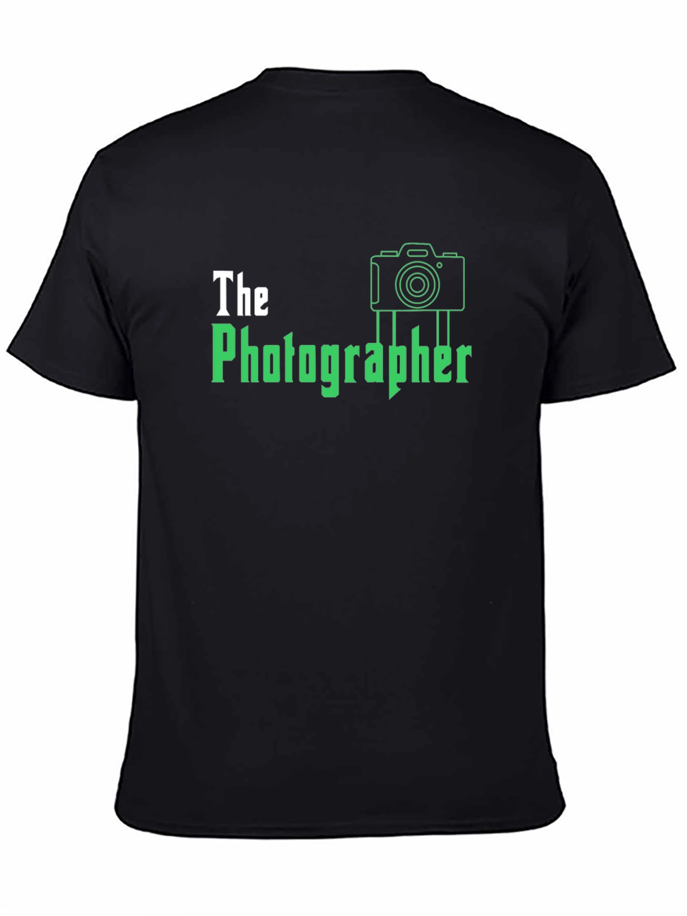 The Photographer Graphic Tee - Black