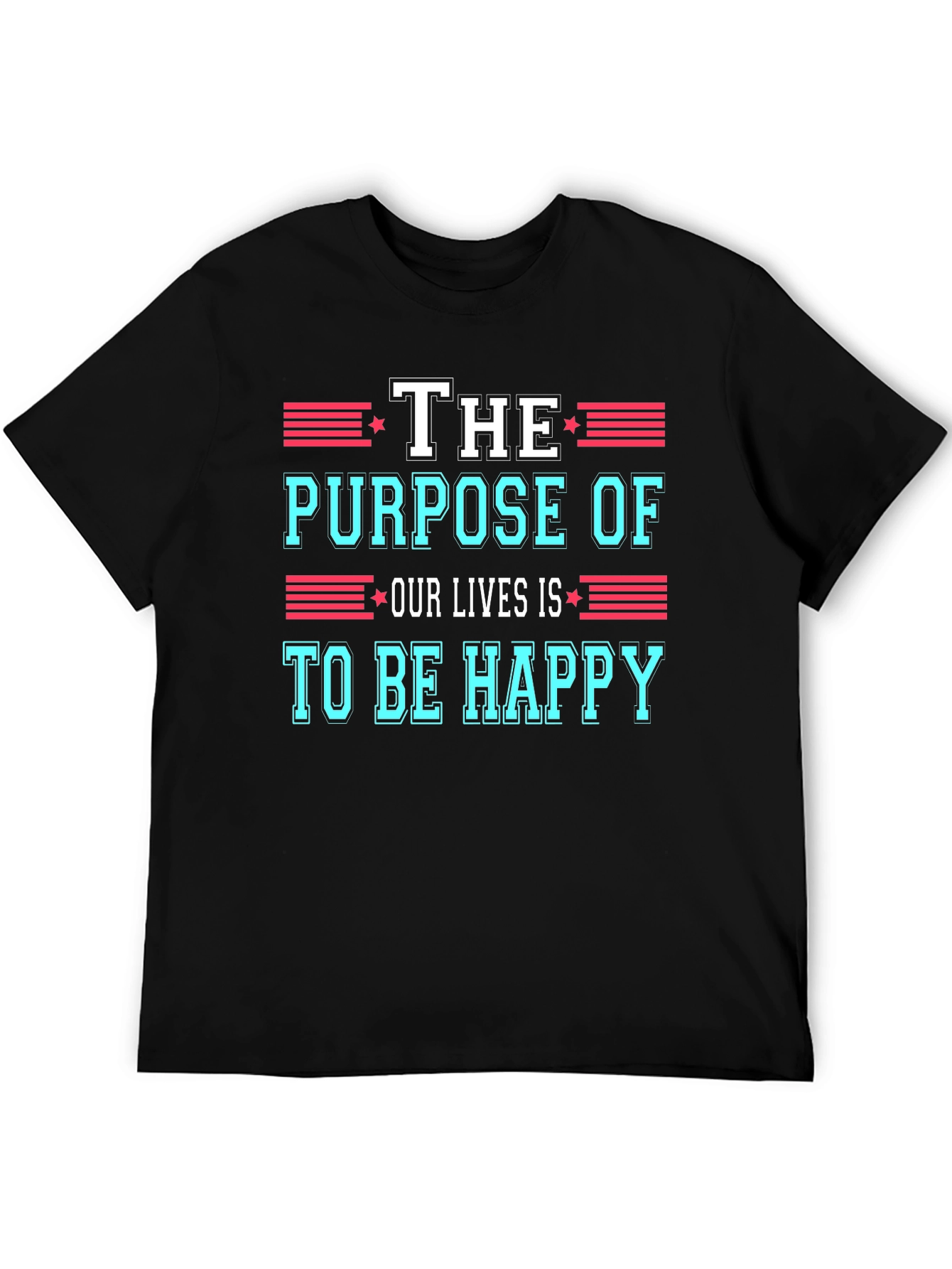 The Purpose of Our Lives Graphic Tee - Black