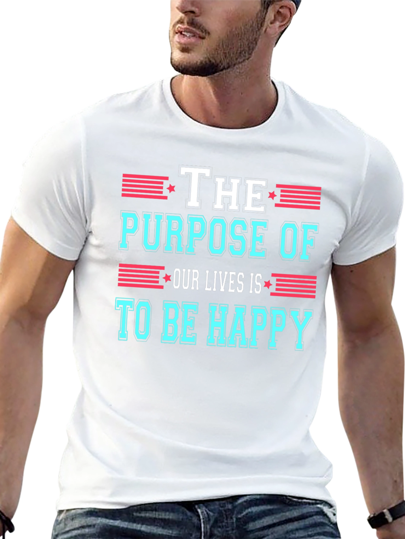 The Purpose of Our Lives Graphic Tee - Black