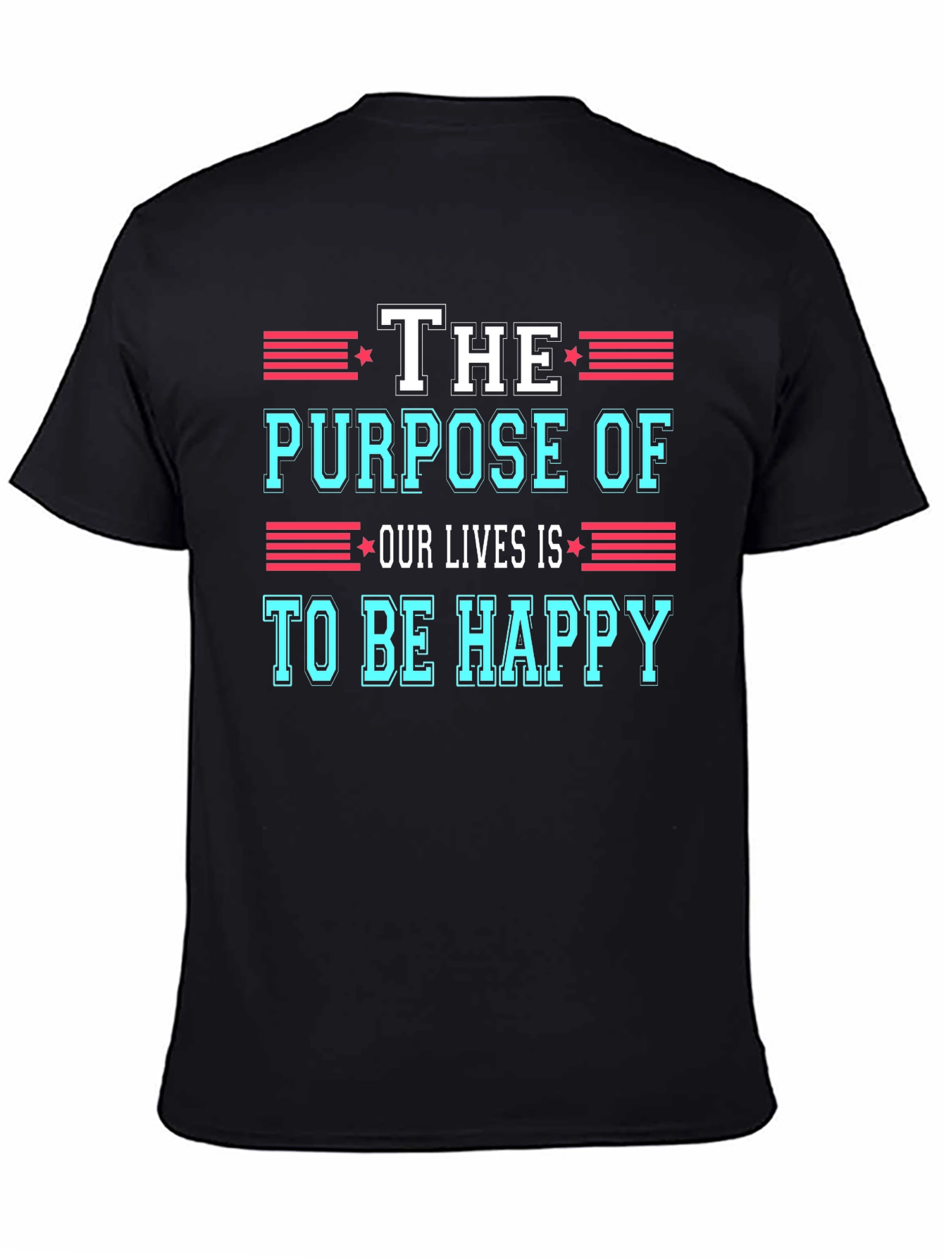 The Purpose of Our Lives Graphic Tee - Black