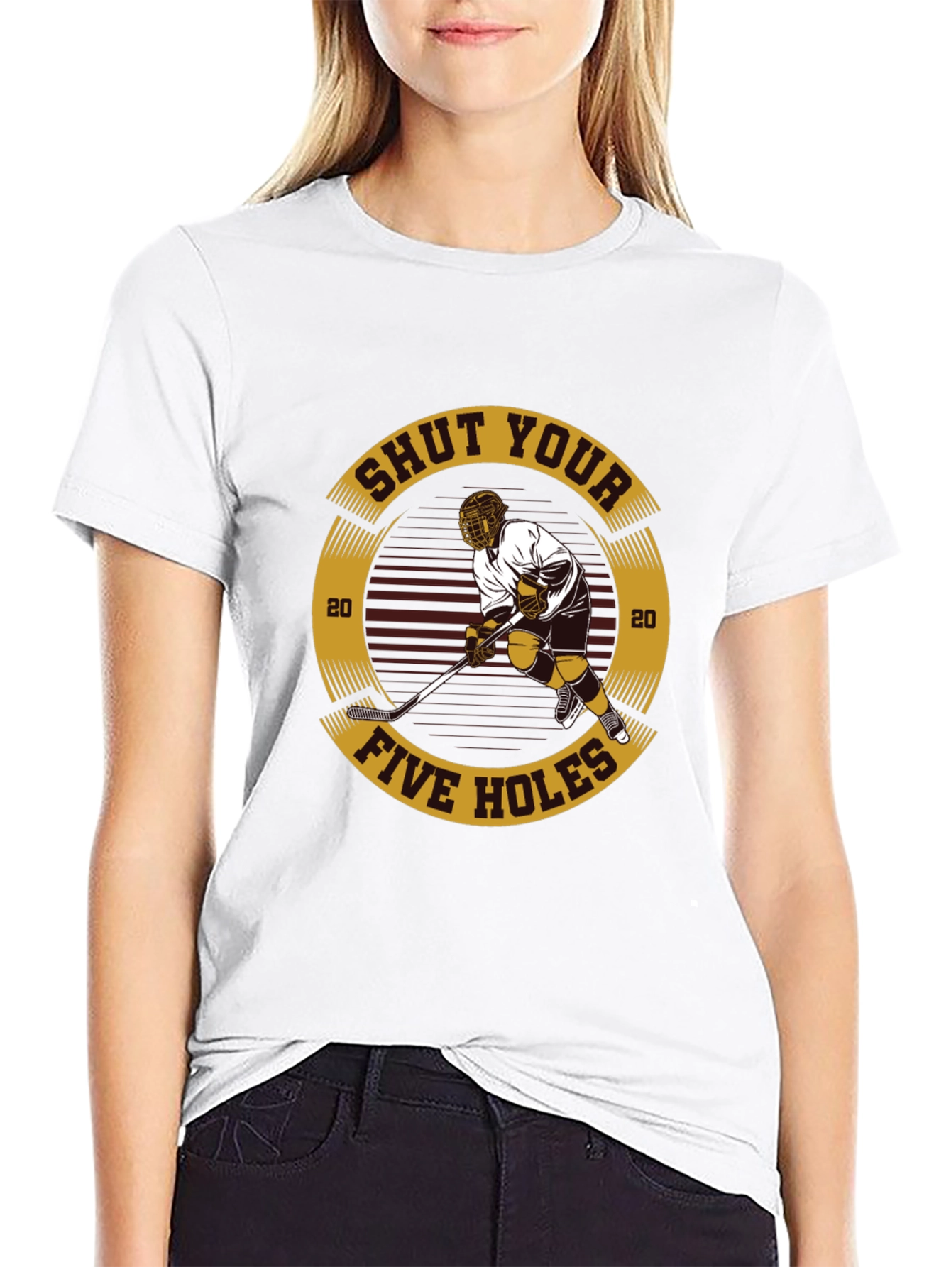 Shut Your Five Holes Hockey T-Shirt
