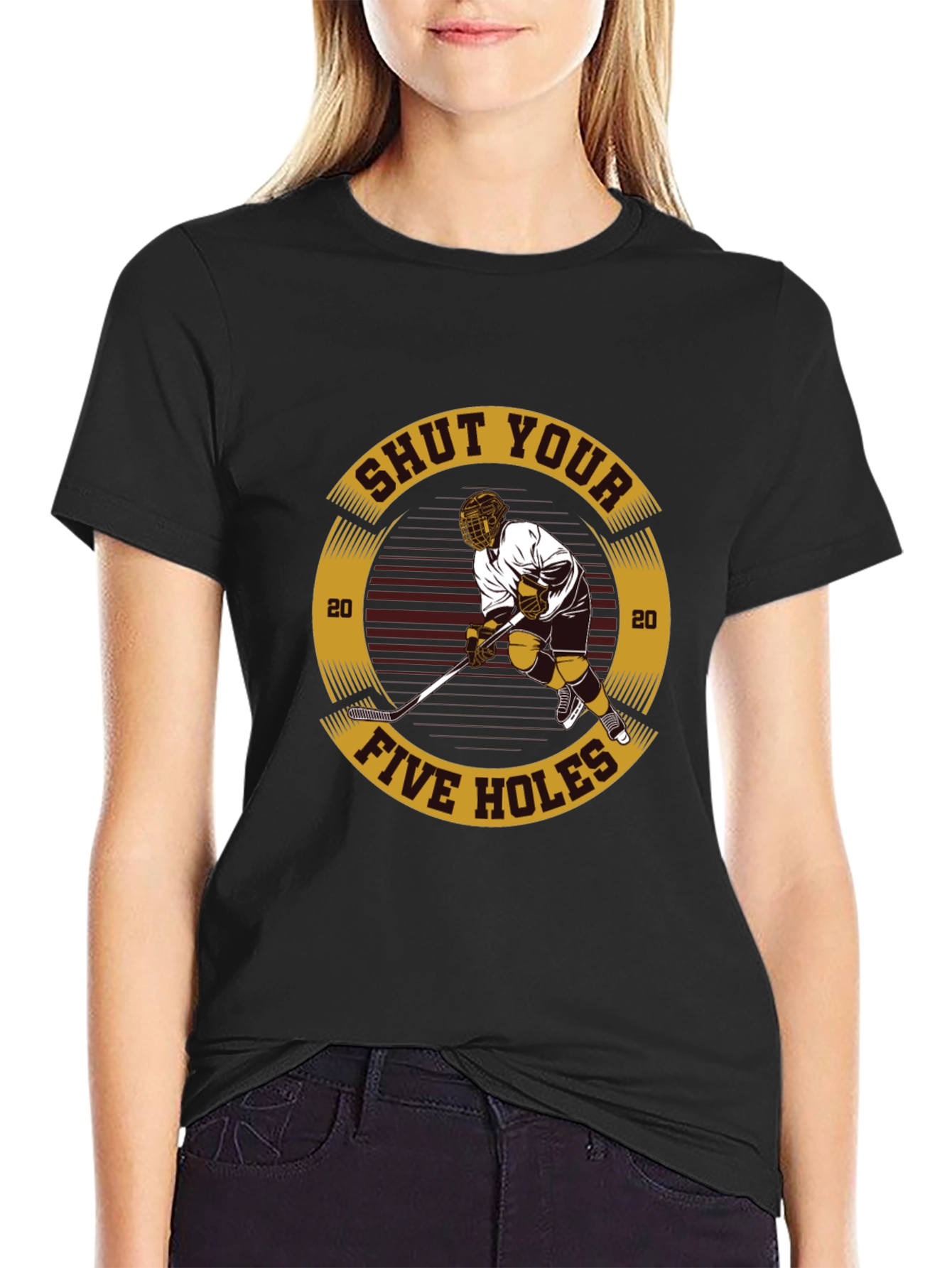 Shut Your Five Holes Hockey T-Shirt