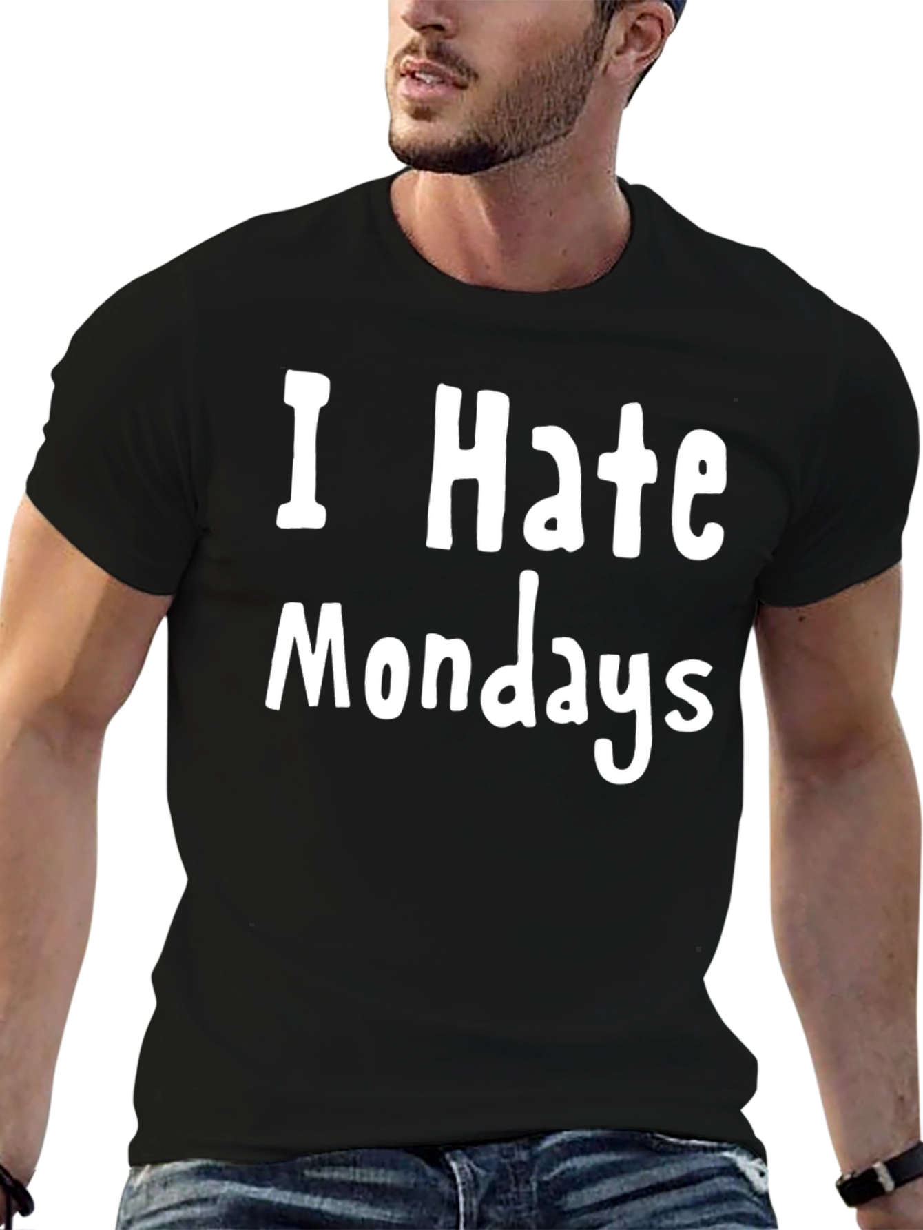 I Hate Mondays Black T-Shirt