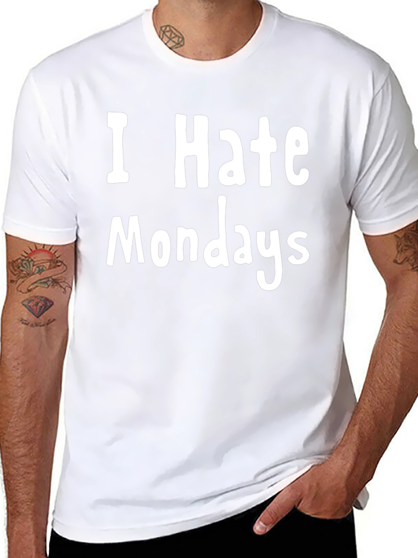 I Hate Mondays Black T-Shirt