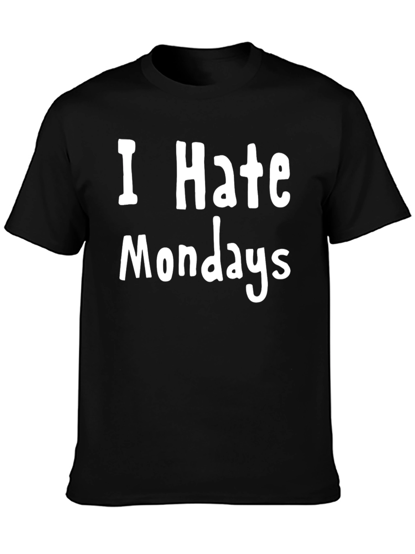 I Hate Mondays Black T-Shirt
