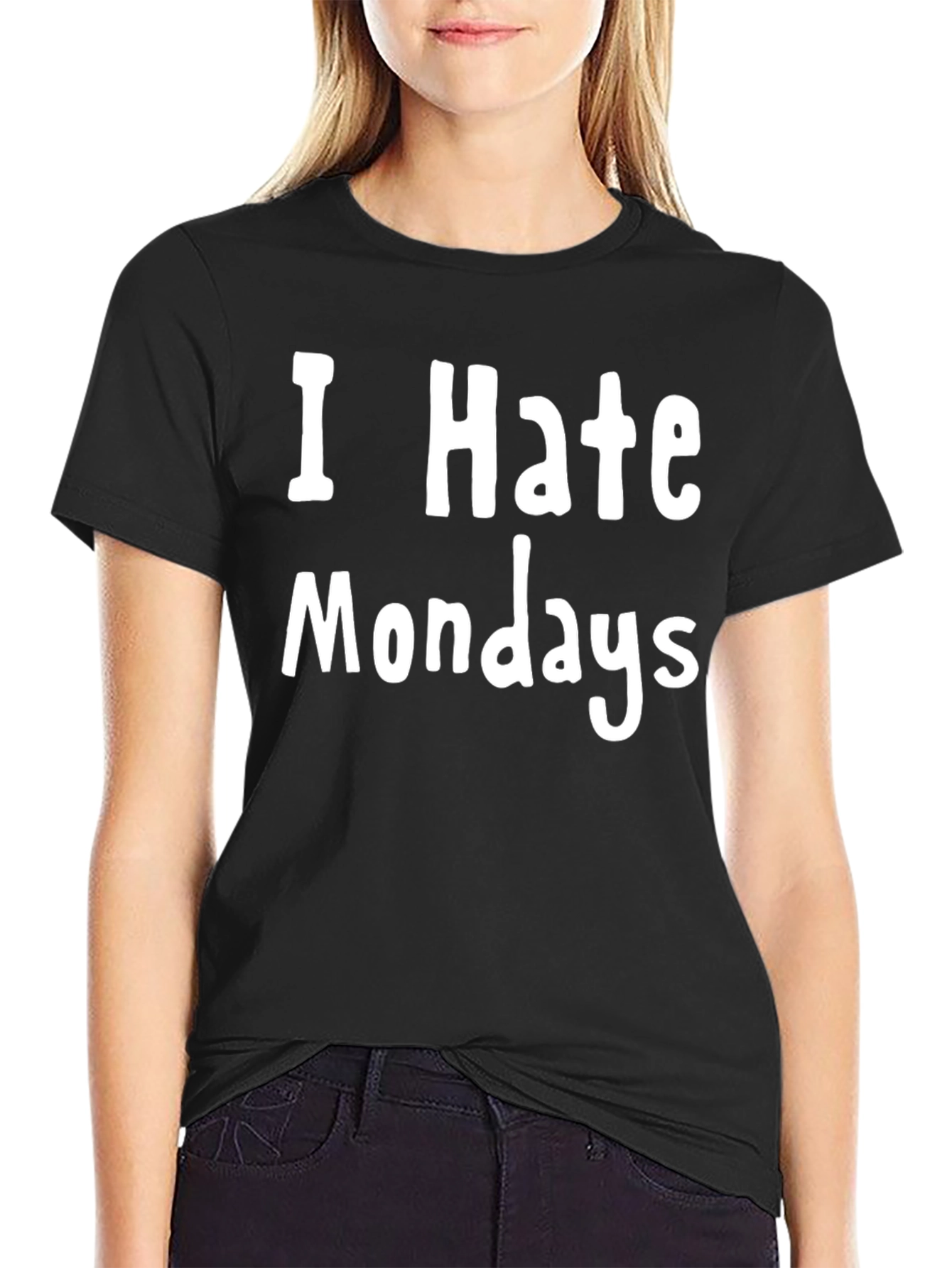 I Hate Mondays Black T-Shirt