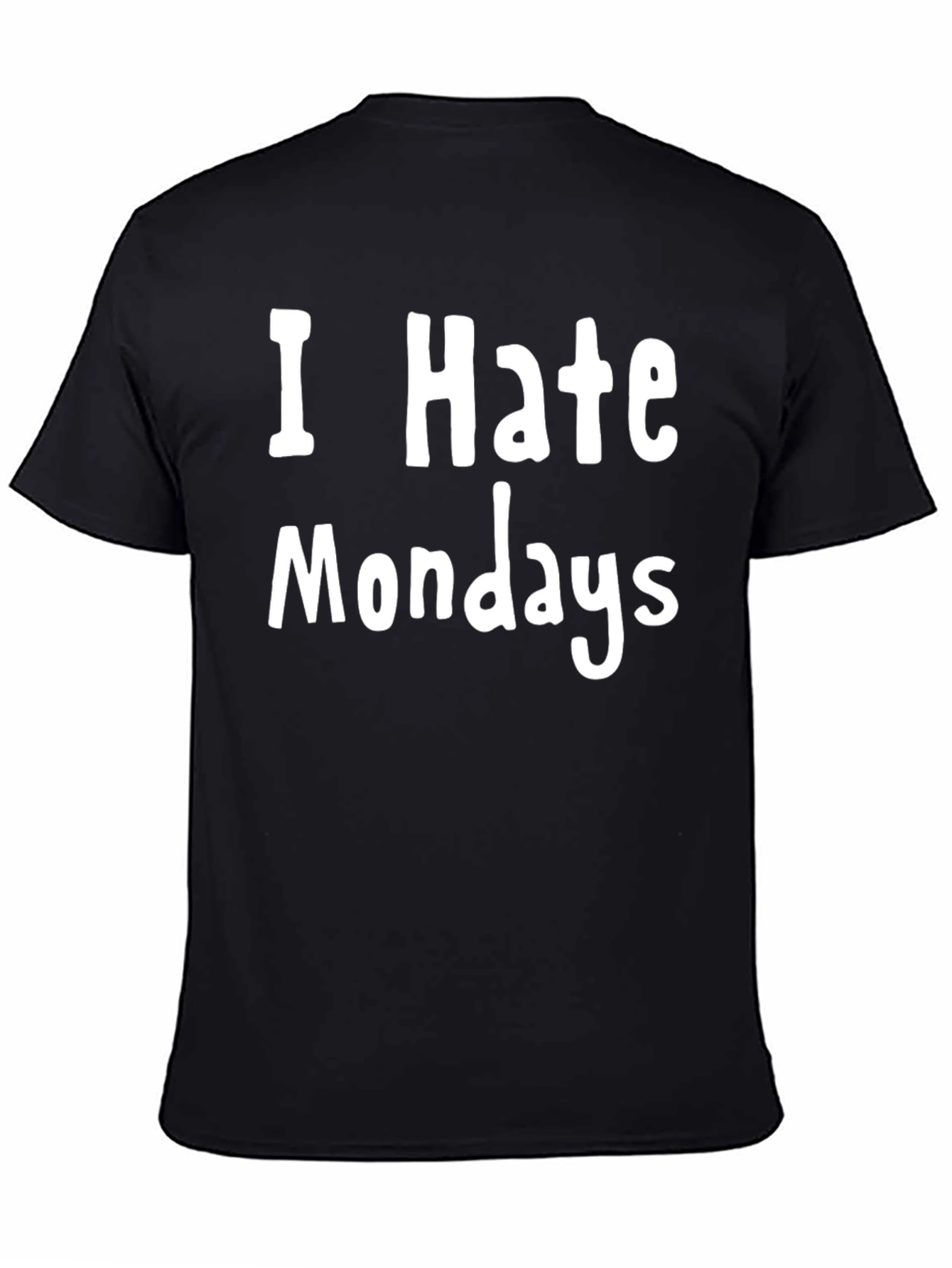 I Hate Mondays Black T-Shirt