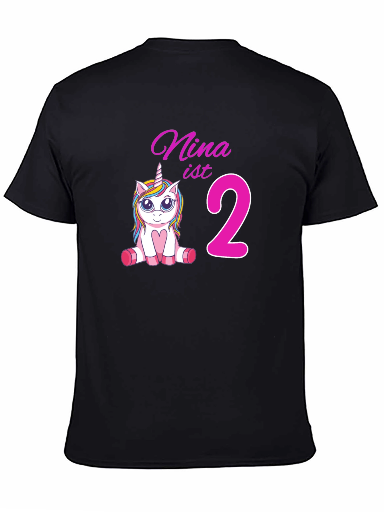 Nina is 2 Unicorn Birthday T-Shirt