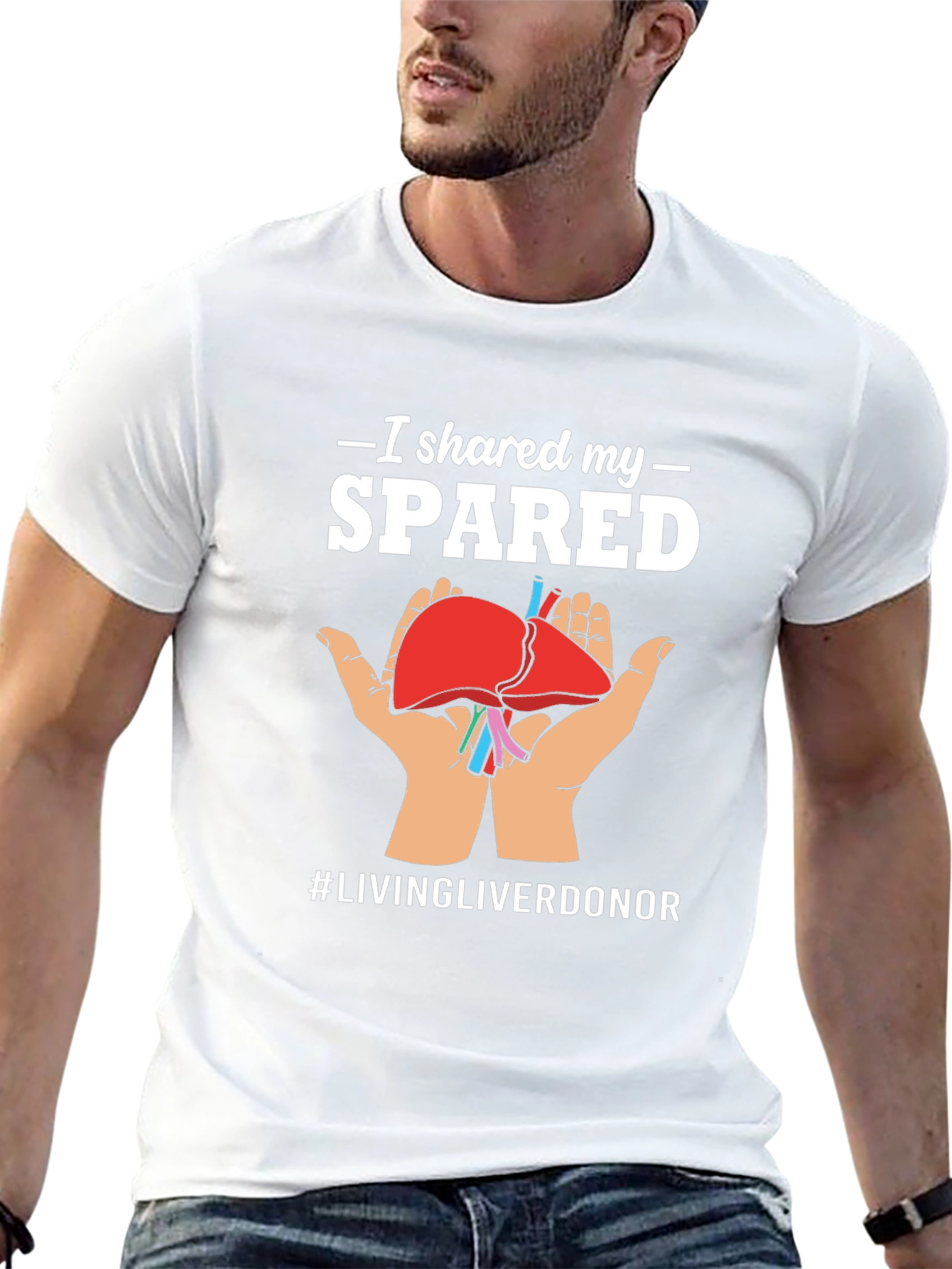 I Shared My Spared Liver Donor Awareness T-Shirt