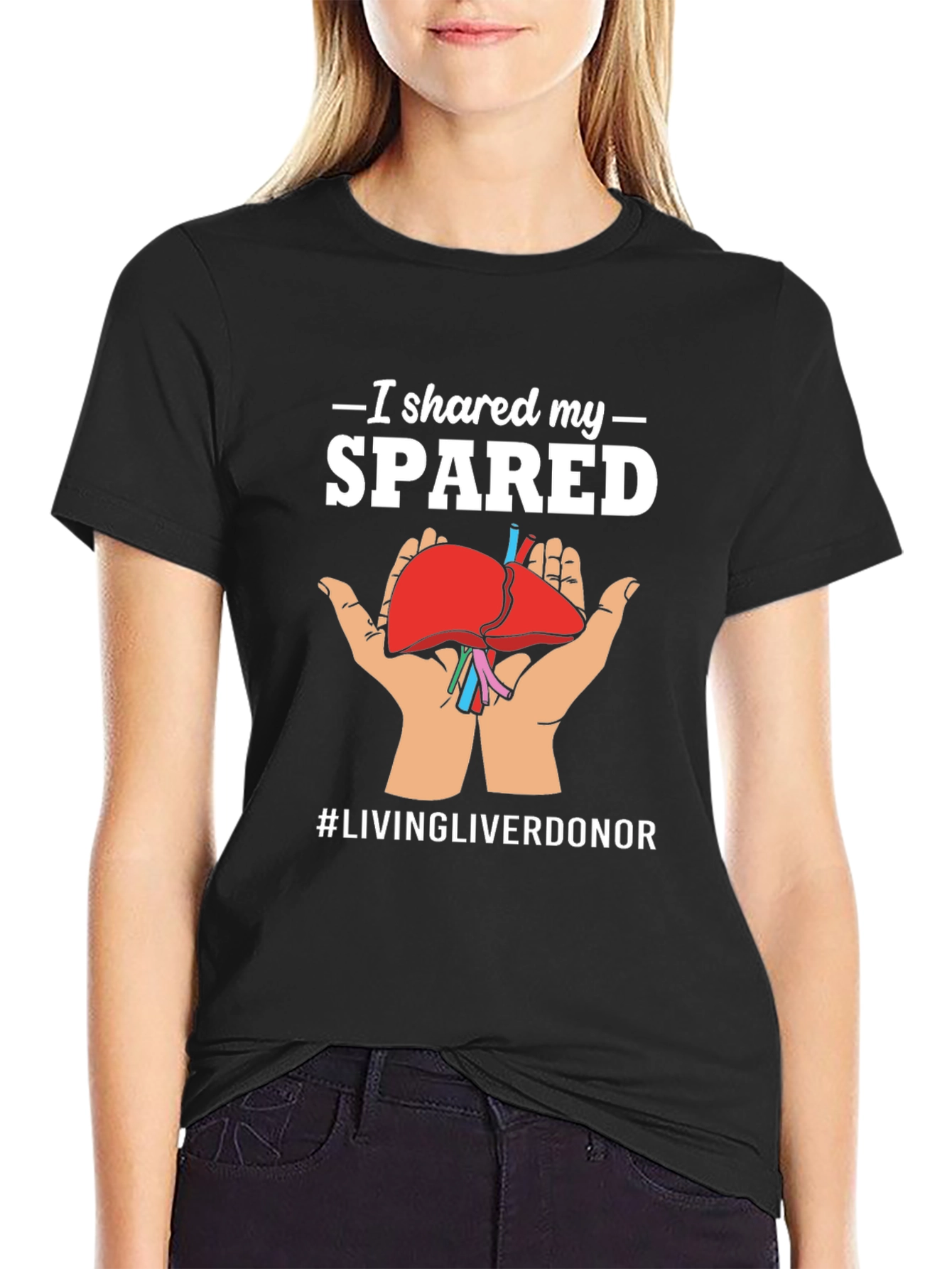 I Shared My Spared Liver Donor Awareness T-Shirt