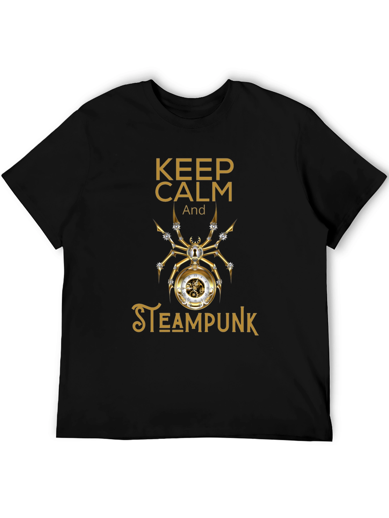 Steampunk Spider Graphic T-Shirt