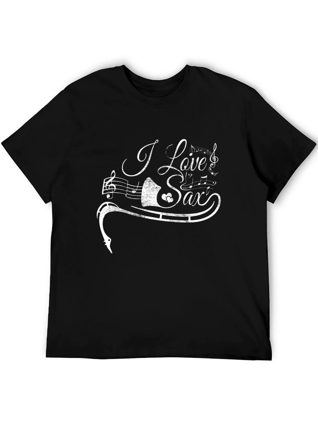 I Love Saxophone T-Shirt - Music Lover Tee