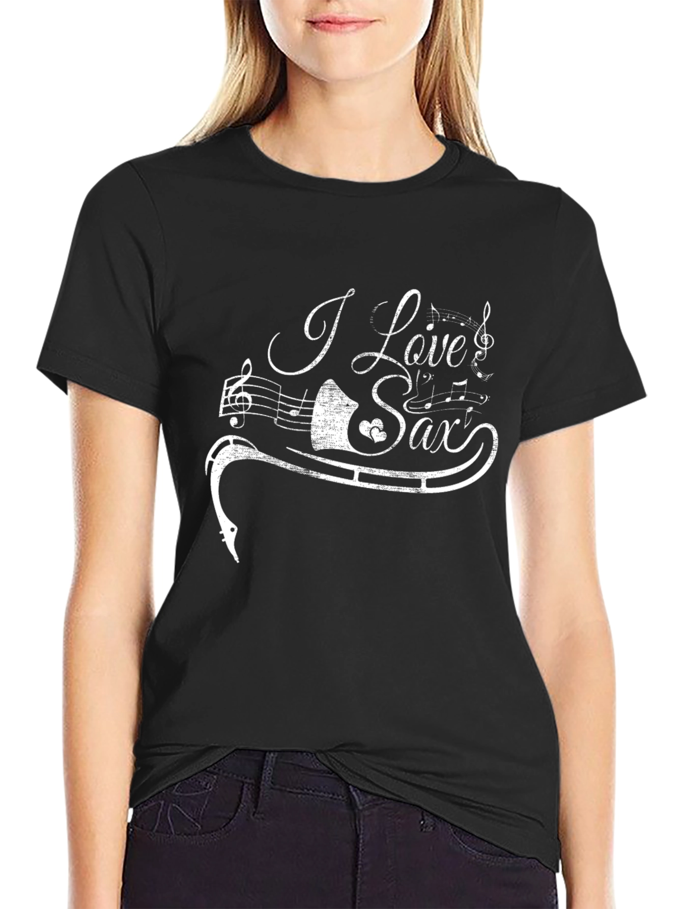 I Love Saxophone T-Shirt - Music Lover Tee