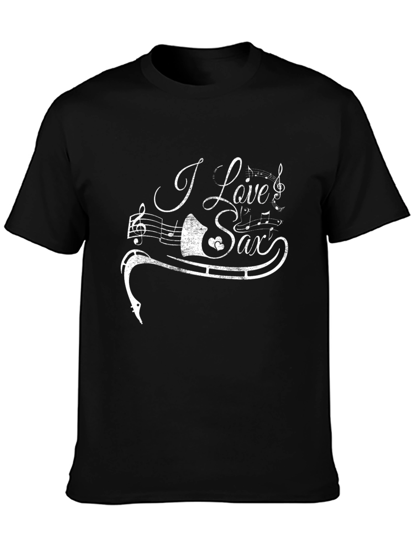 I Love Saxophone T-Shirt - Music Lover Tee