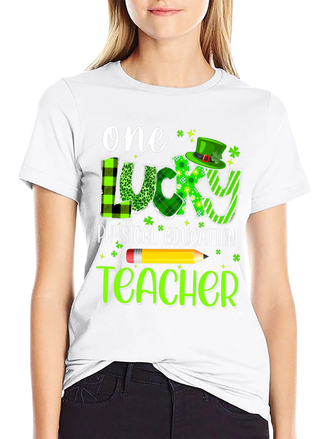 Lucky Physical Education Teacher St. Patricks Day Shirt