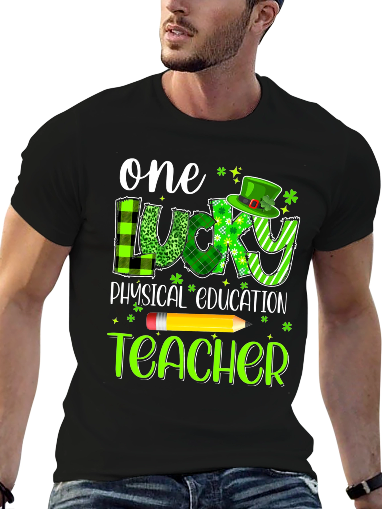 Lucky Physical Education Teacher St. Patricks Day Shirt