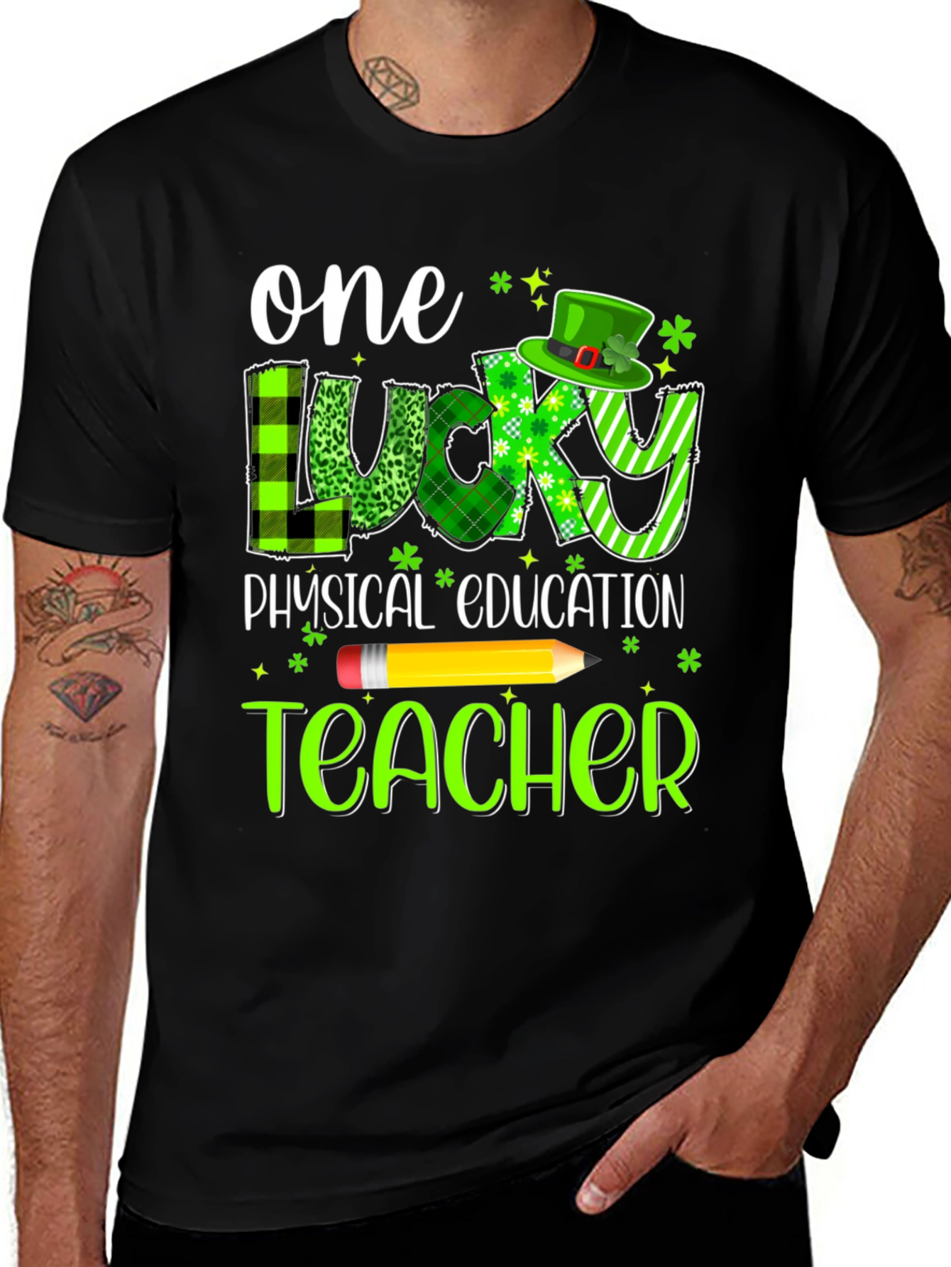 Lucky Physical Education Teacher St. Patricks Day Shirt