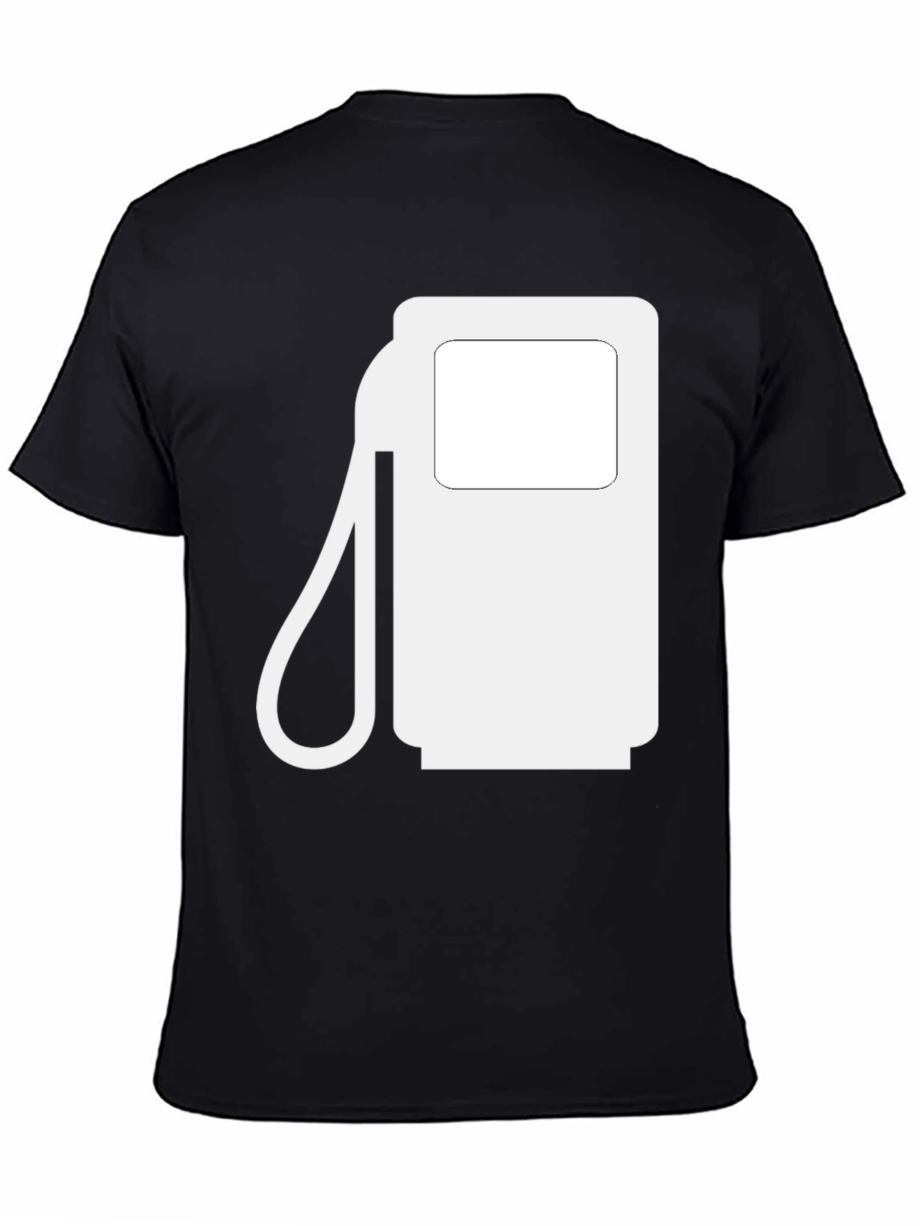 Gas Pump Graphic Tee - Classic Black Comfort