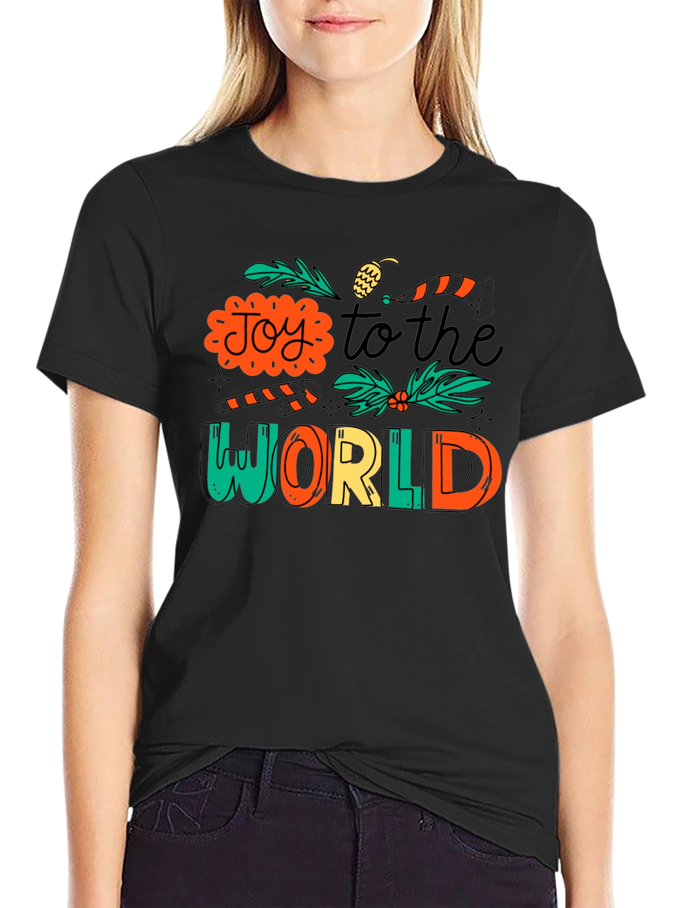 Joy to the World Christmas Graphic Tee