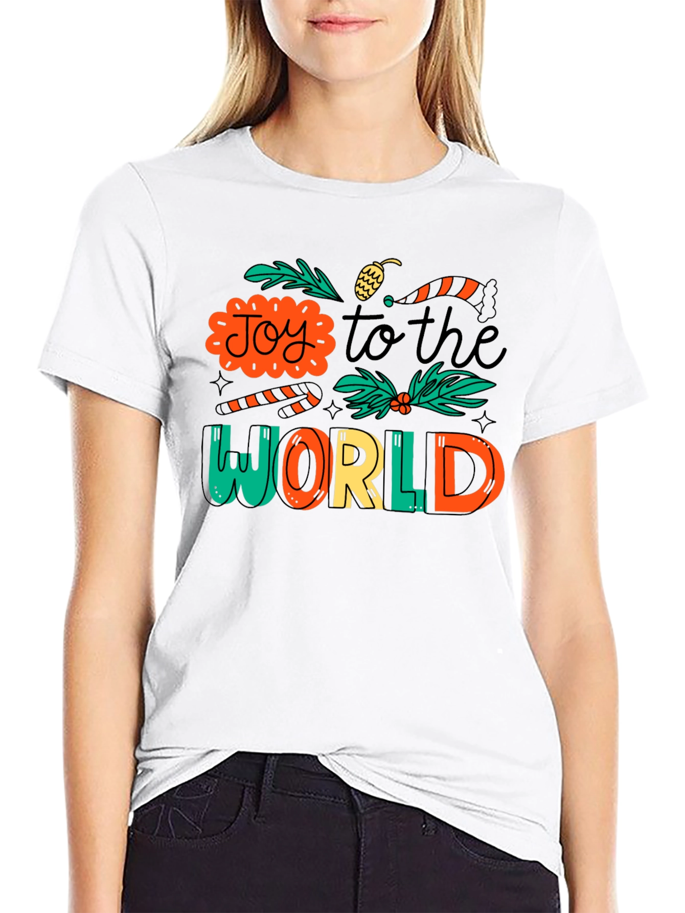 Joy to the World Christmas Graphic Tee