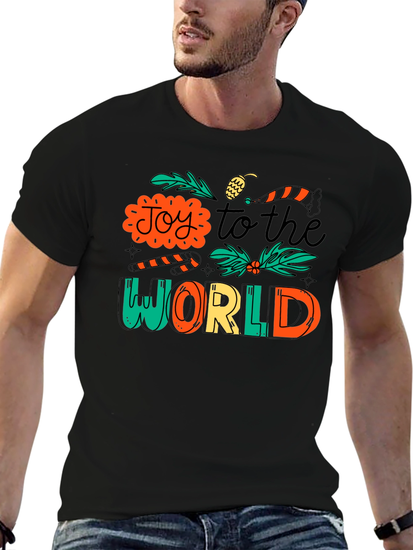 Joy to the World Christmas Graphic Tee