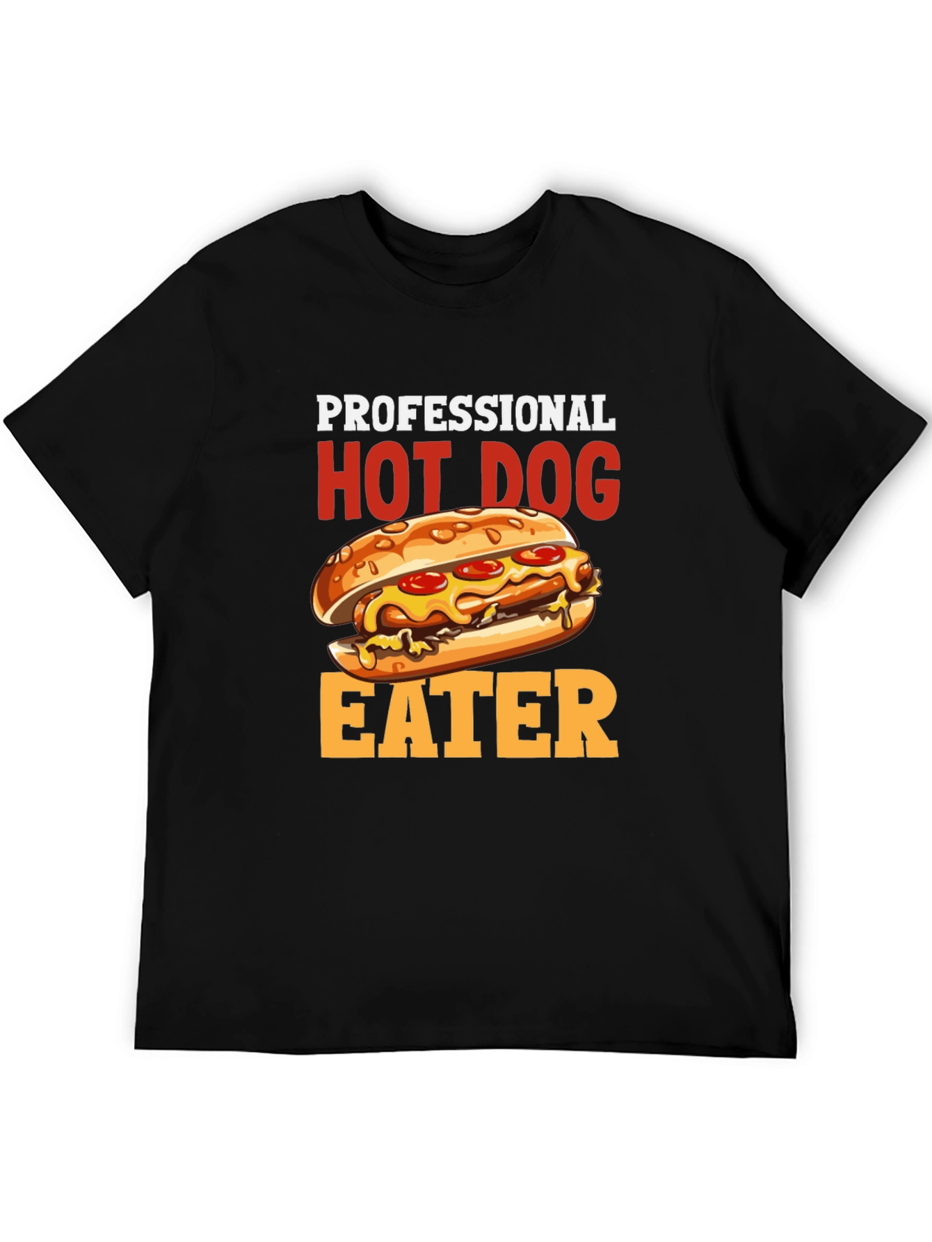 Professional Hot Dog Eater T-Shirt - Funny Foodie Tee