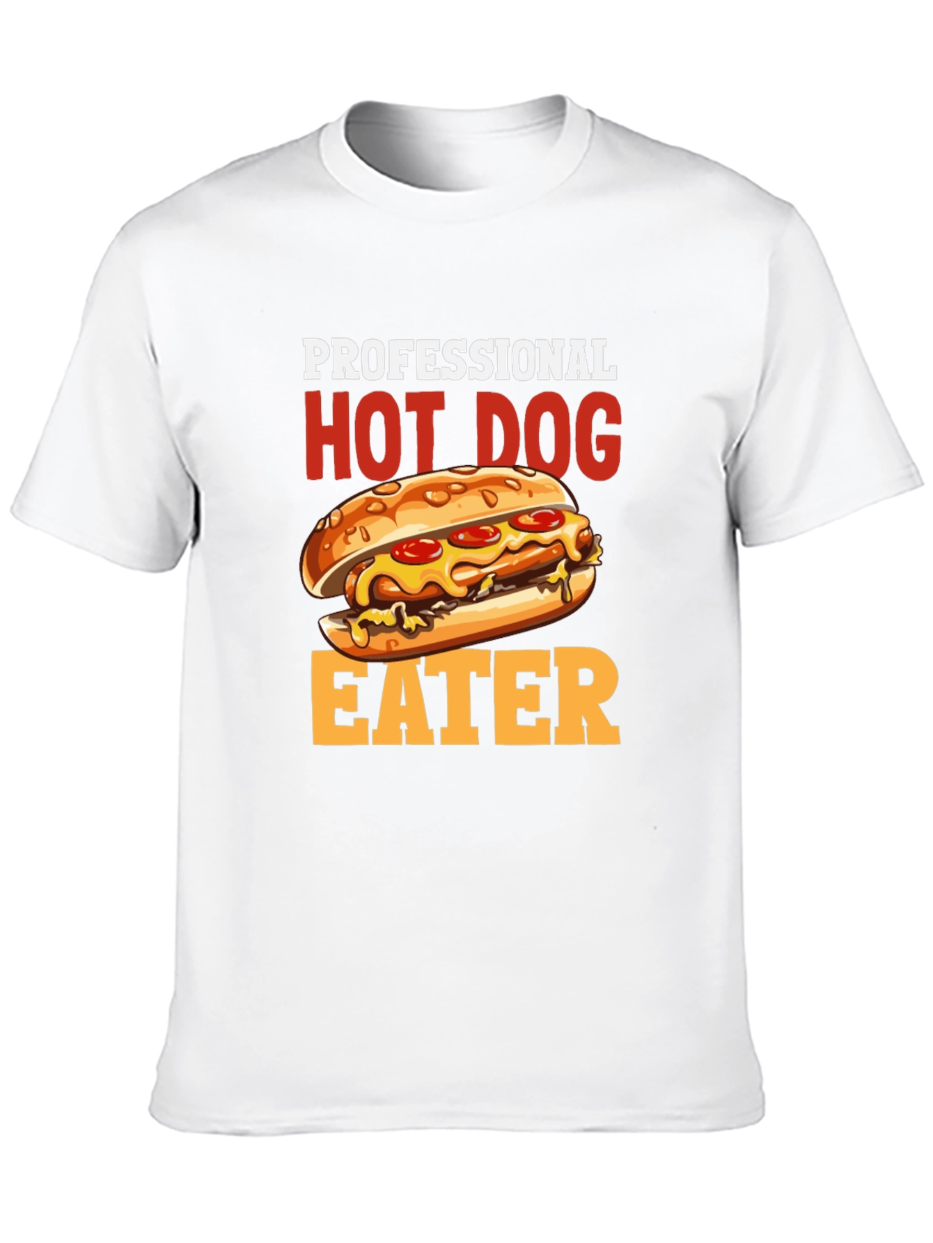 Professional Hot Dog Eater T-Shirt - Funny Foodie Tee