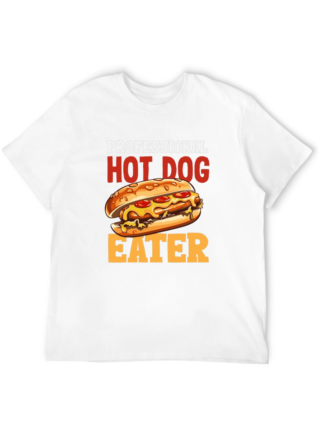 Professional Hot Dog Eater T-Shirt - Funny Foodie Tee