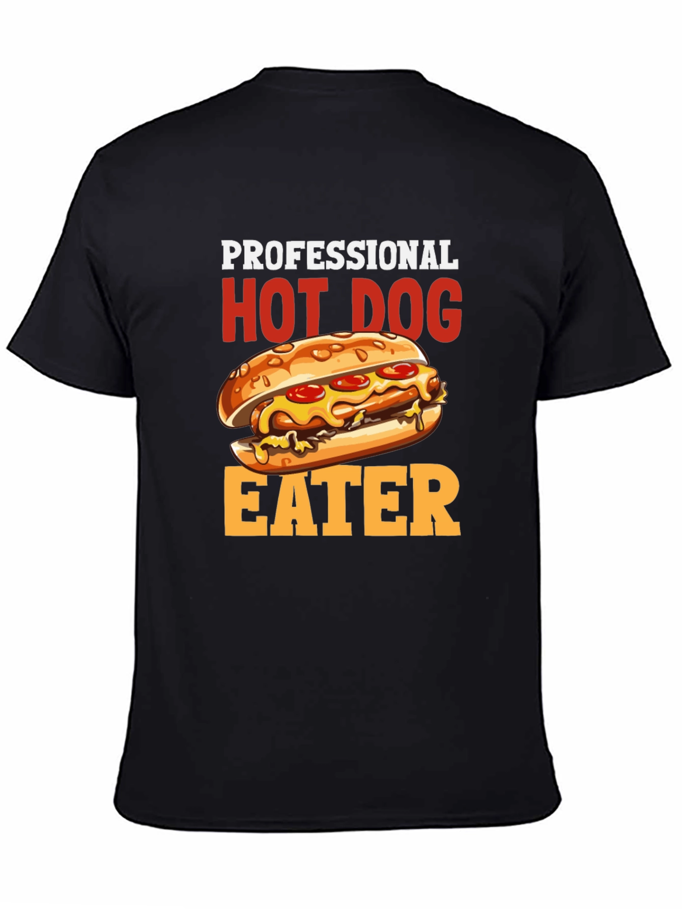 Professional Hot Dog Eater T-Shirt - Funny Foodie Tee